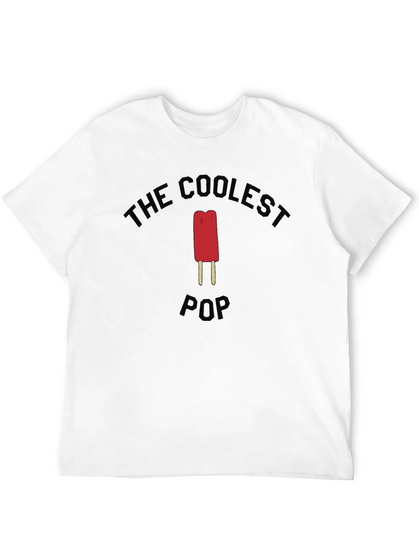 Black The Coolest Pop Graphic T-Shirt view 12