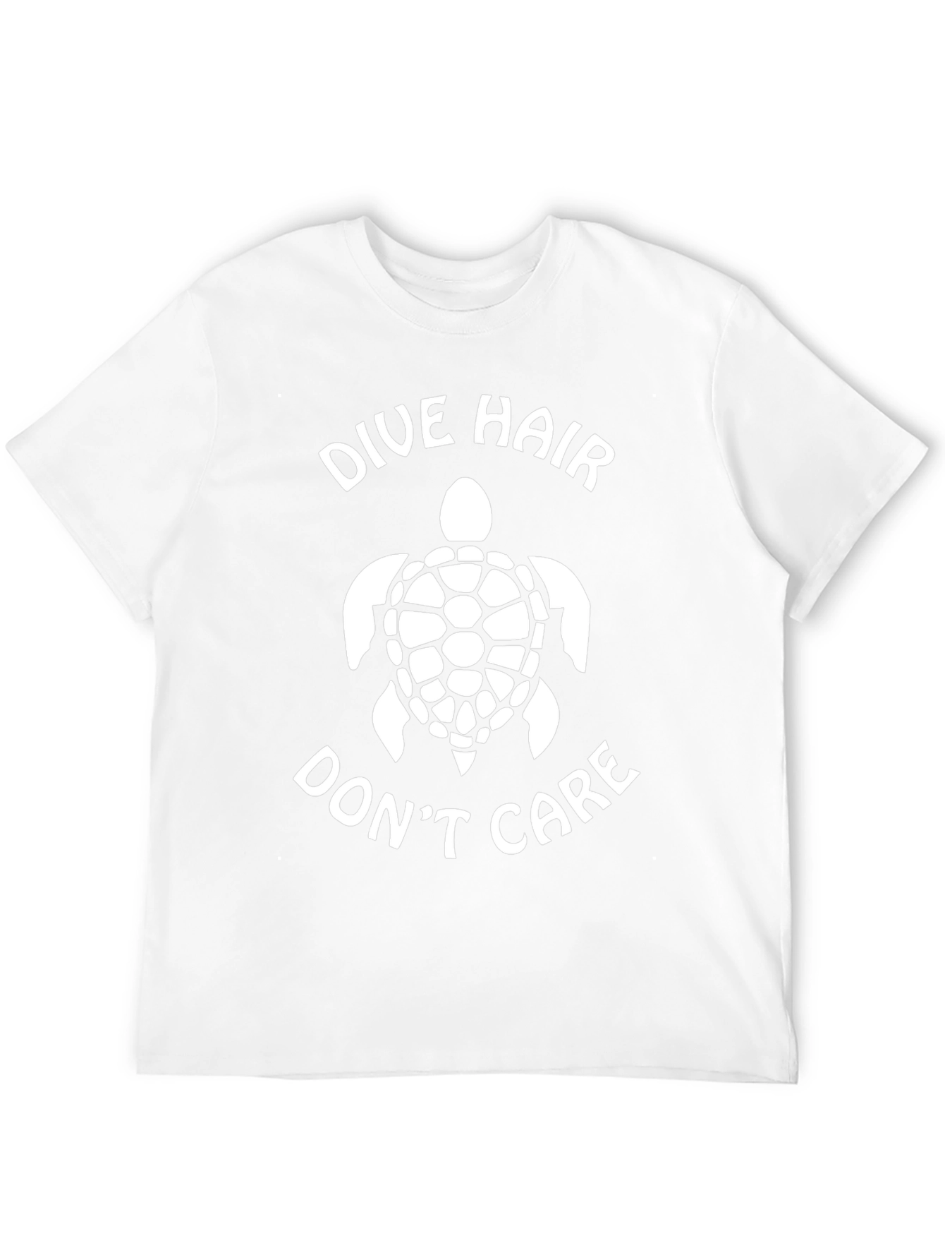 Black Dive Hair Don't Care Turtle Graphic Tee view 12