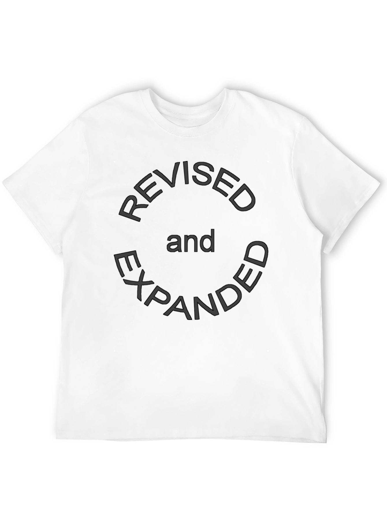 Black Revised and Expanded Graphic Tee view 12