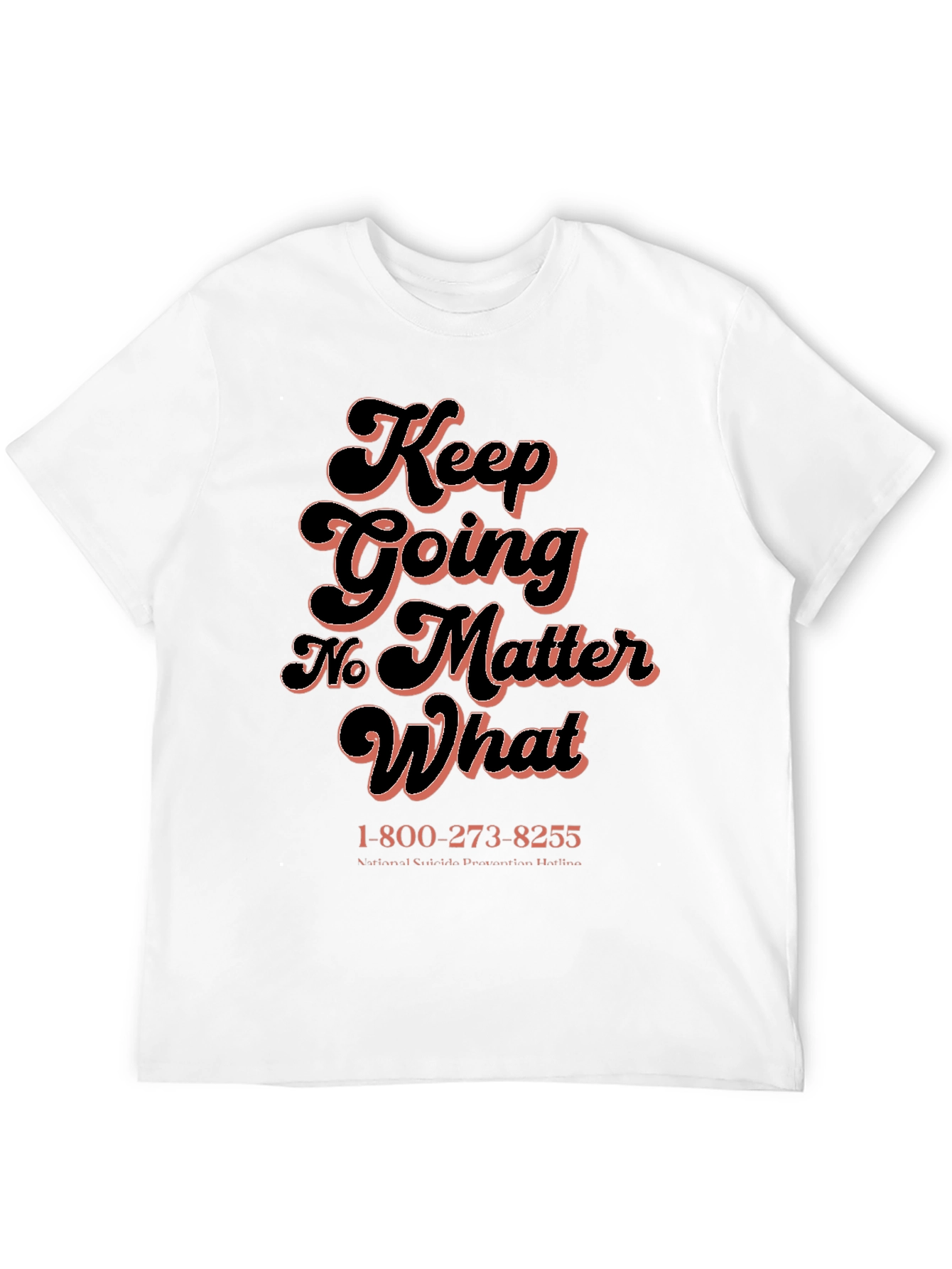 Black Keep Going Graphic T-Shirt view 12