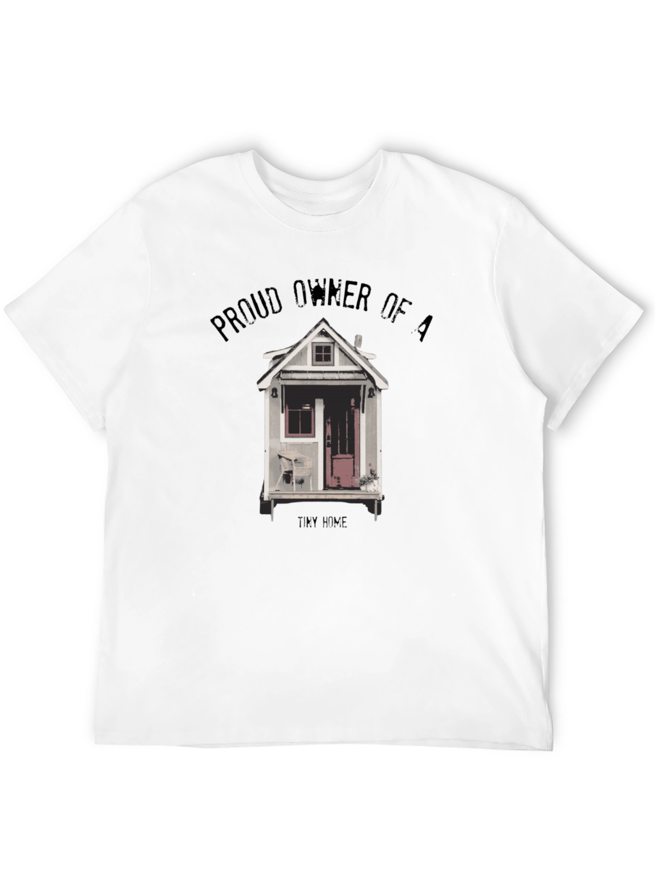 Black Proud Tiny Home Owner Graphic Tee - Black view 12