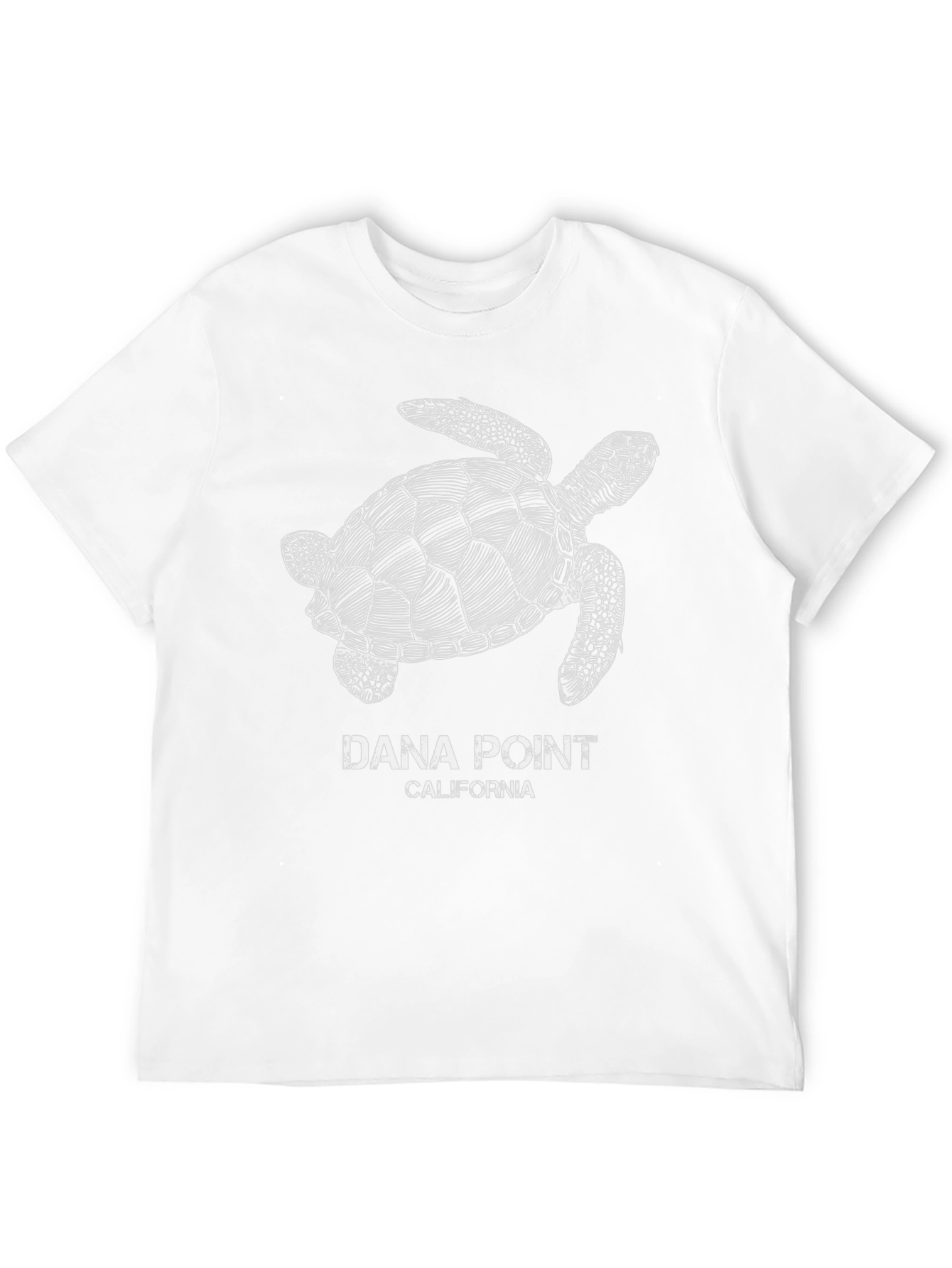 Black Dana Point California Sea Turtle Graphic T-Shirt view 12