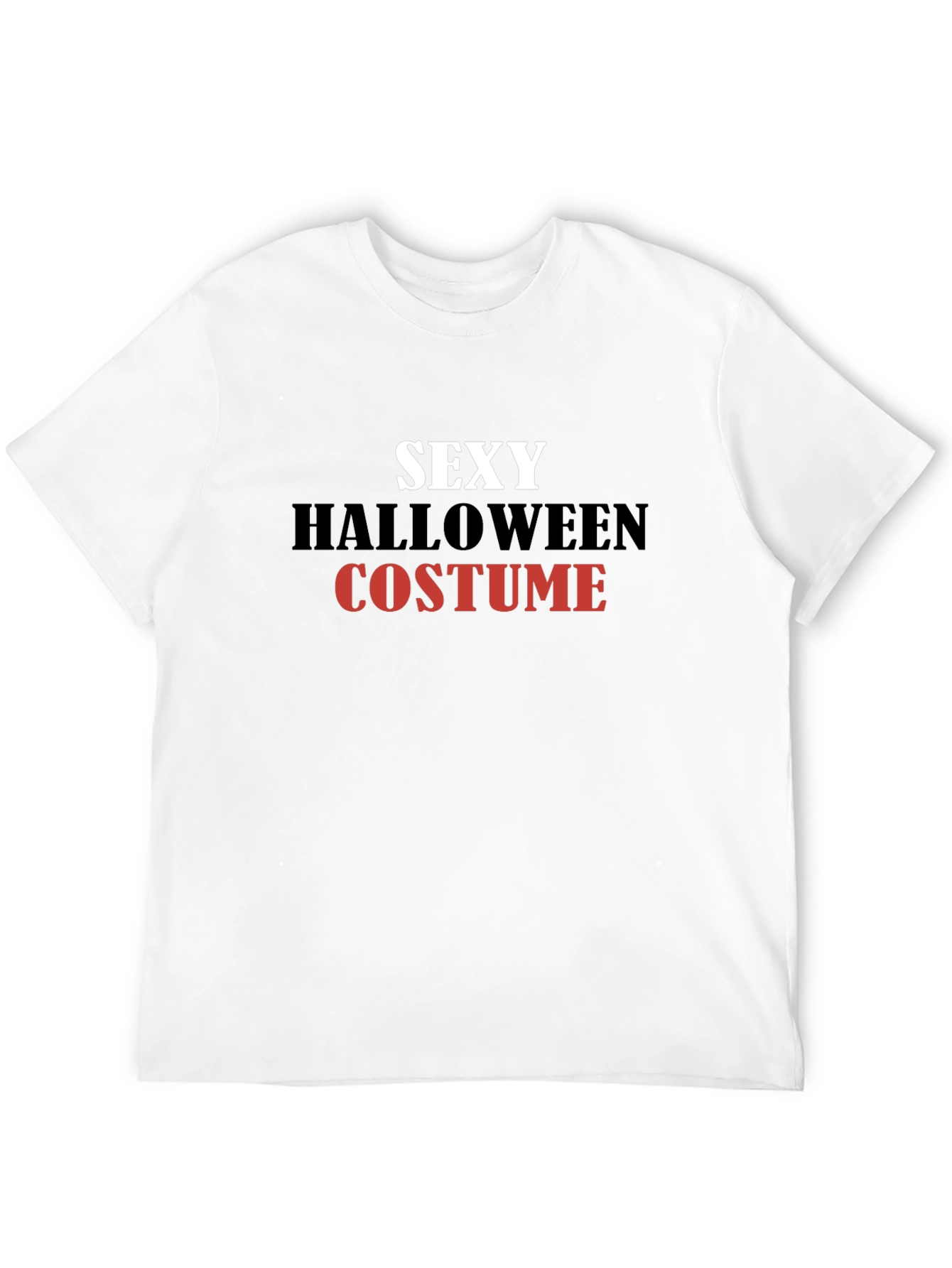 Black Sexy Halloween Costume Graphic T-Shirt view 12