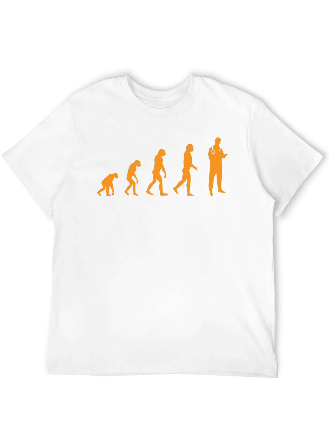 Black Evolution of Doctor T-Shirt - Black Cotton Tee view 12