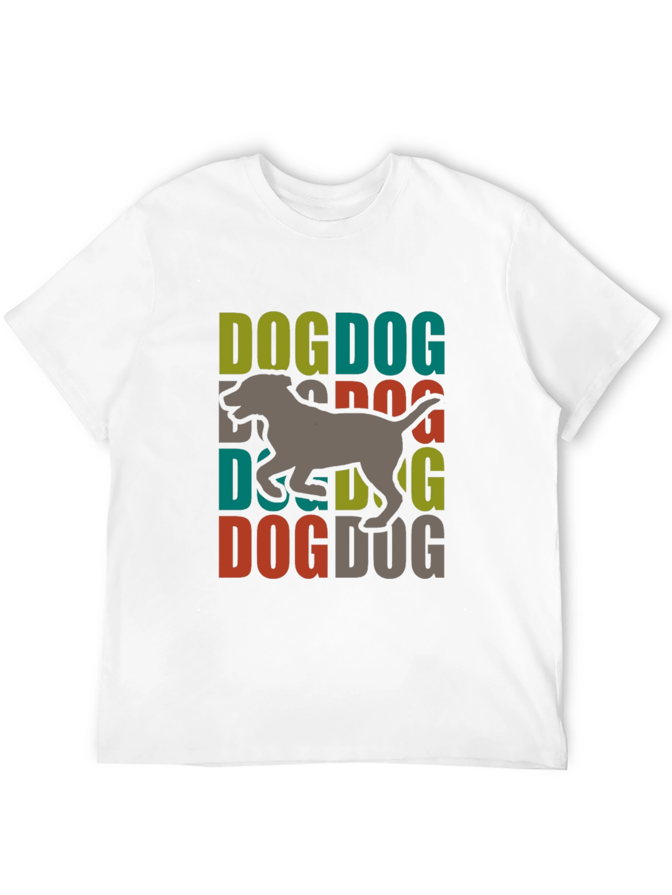 Black Dog Graphic Print Tee - Trendy Dog Lover T-Shirt view 12