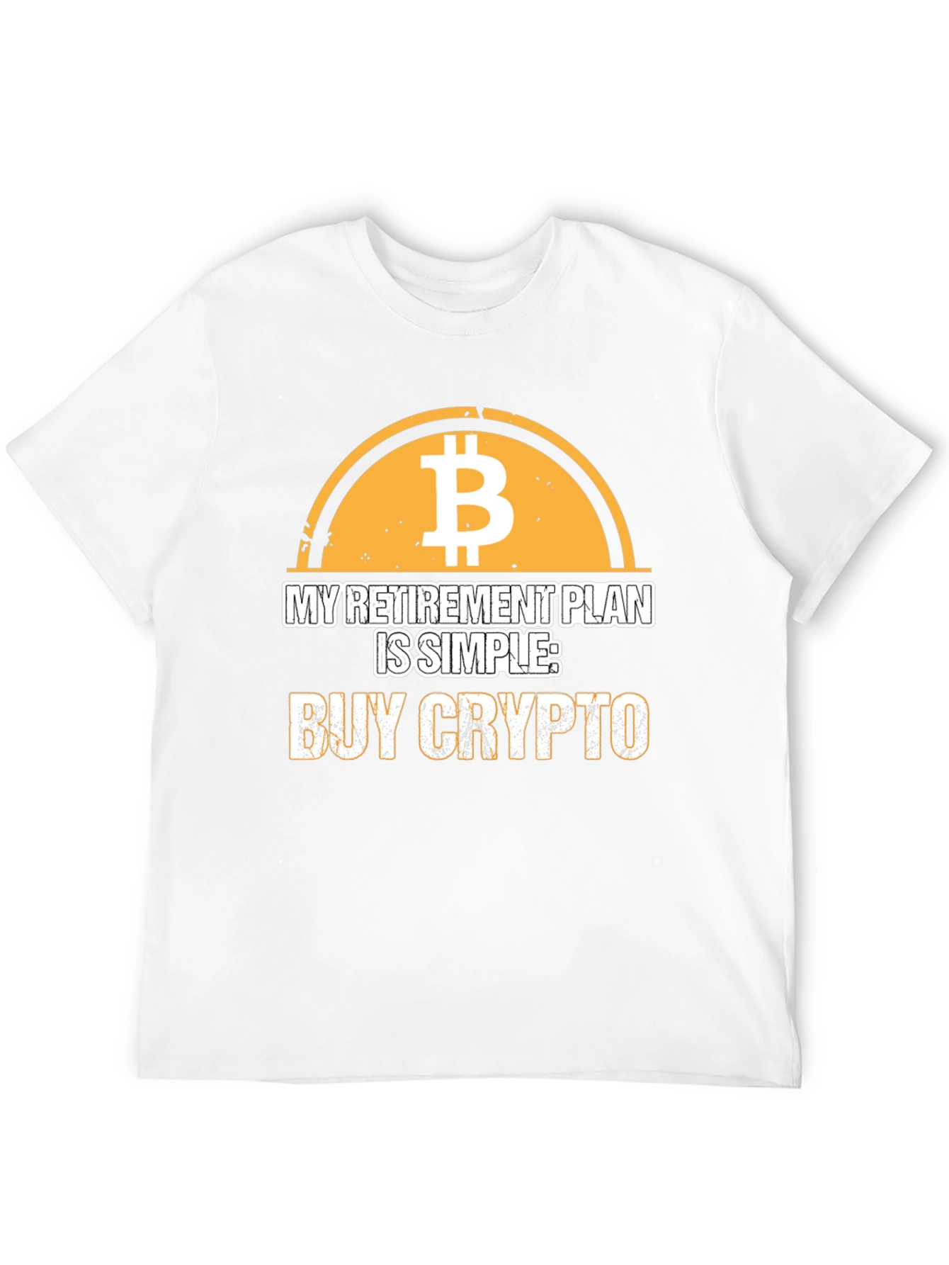 Black Buy Crypto Retirement Plan T-Shirt view 12