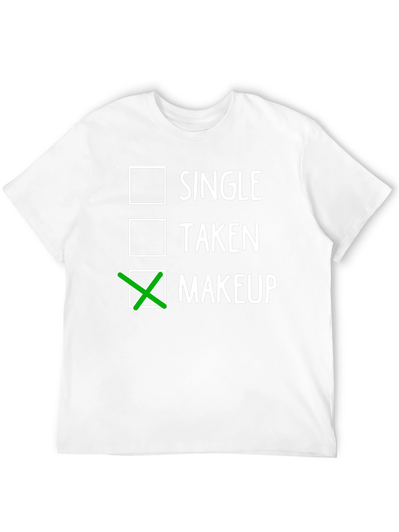 Black Makeup Obsessed T-Shirt - Single Taken Makeup view 12