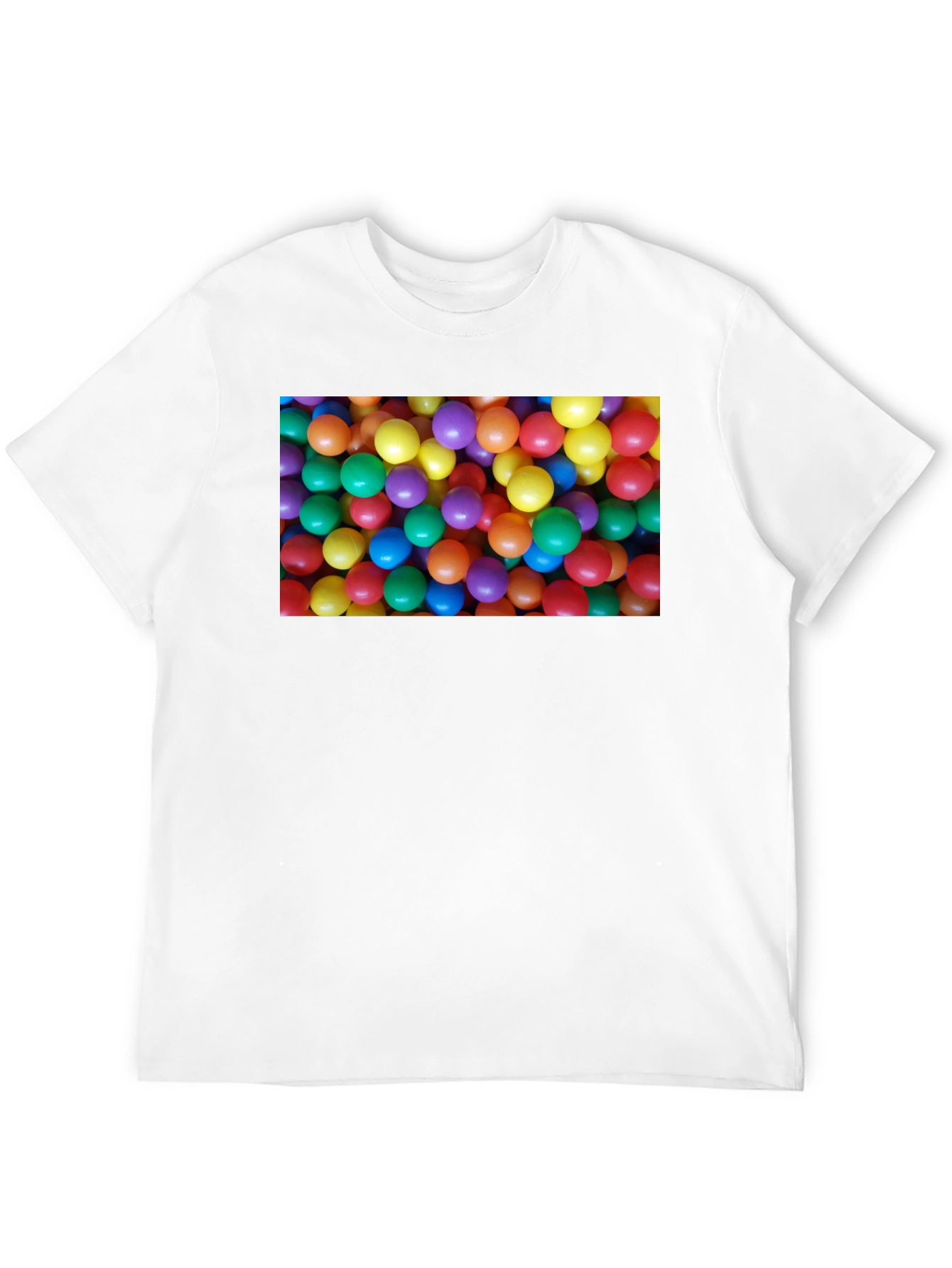 Black Fun Ball Pit T-Shirt - Novelty Graphic Tee view 12