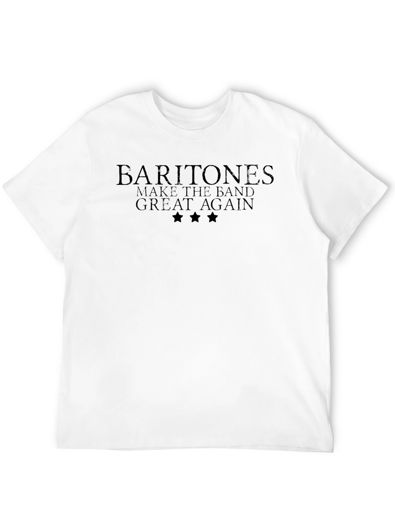 Black Baritones Make Band Great Again Black T-Shirt view 12