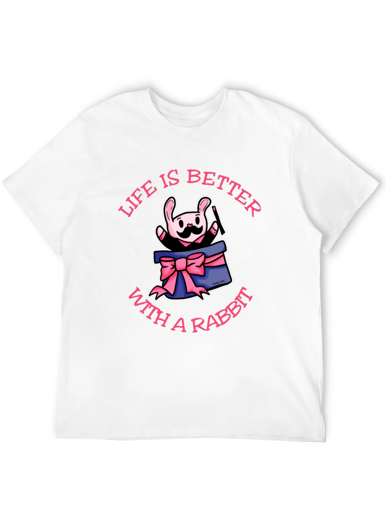 Black Life Is Better With A Rabbit T-Shirt view 12