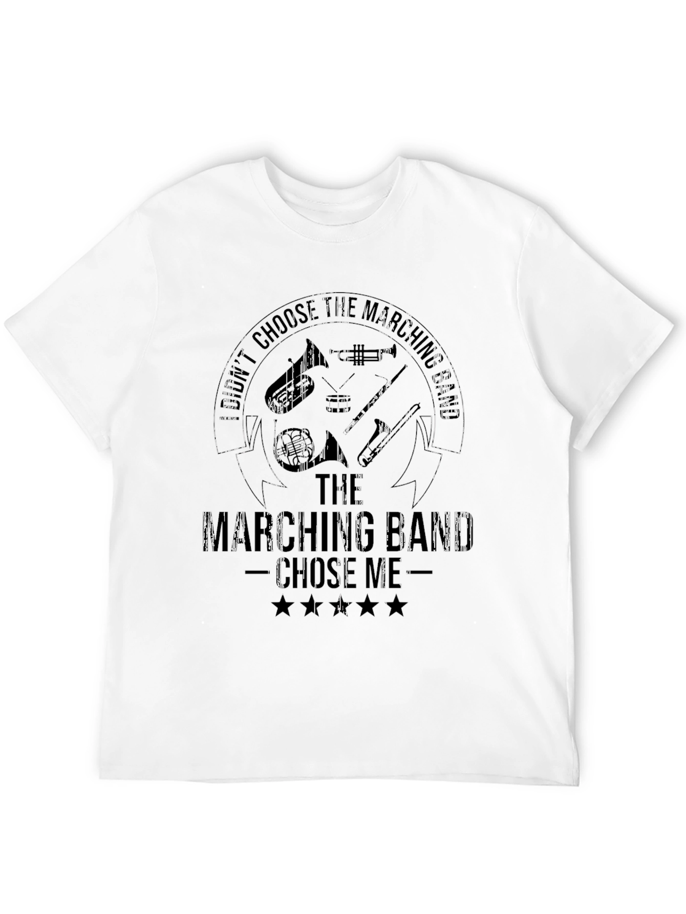 Black Marching Band T-Shirt - "I Didn't Choose..." view 12