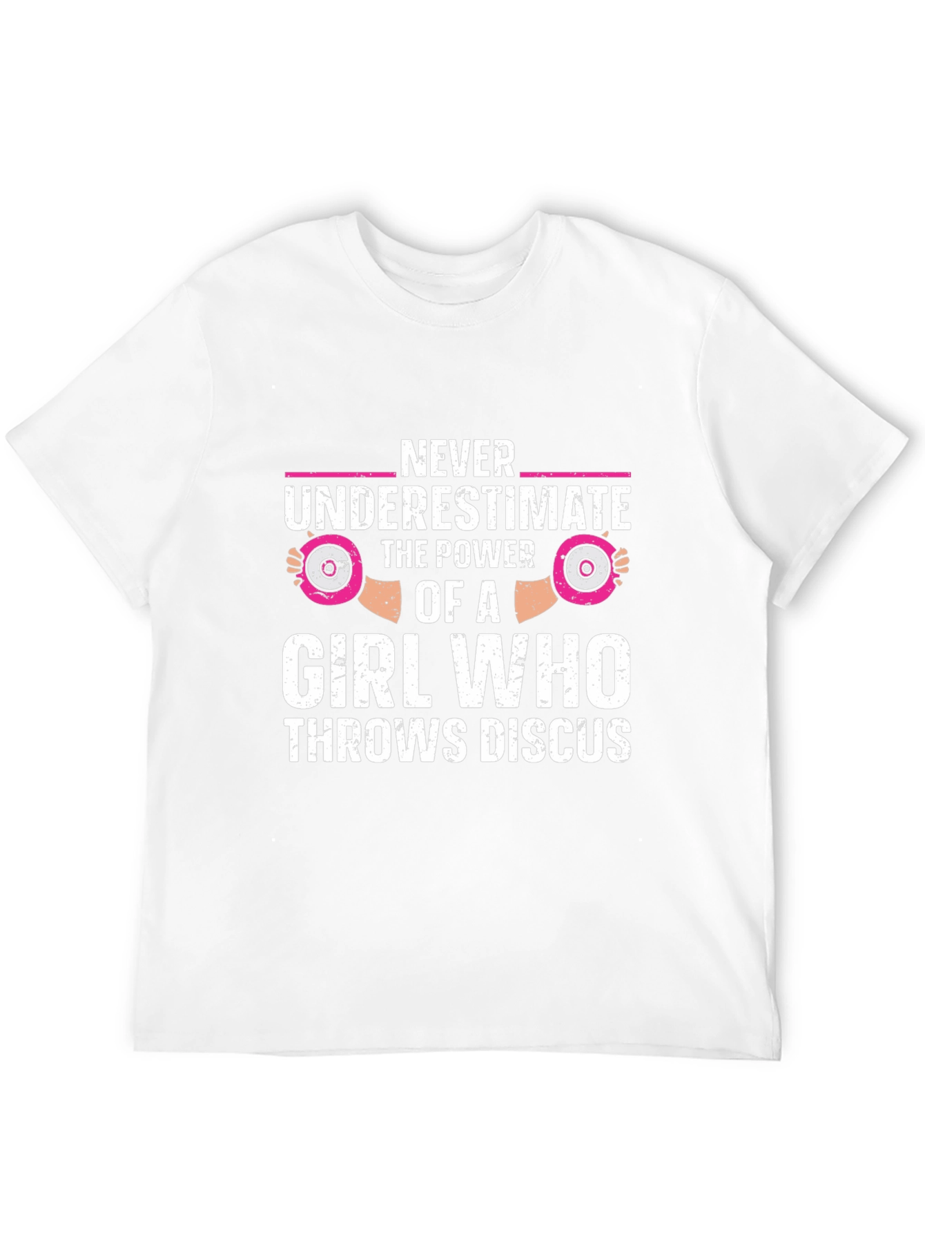 Black Girl Discus Thrower Power T-Shirt view 12