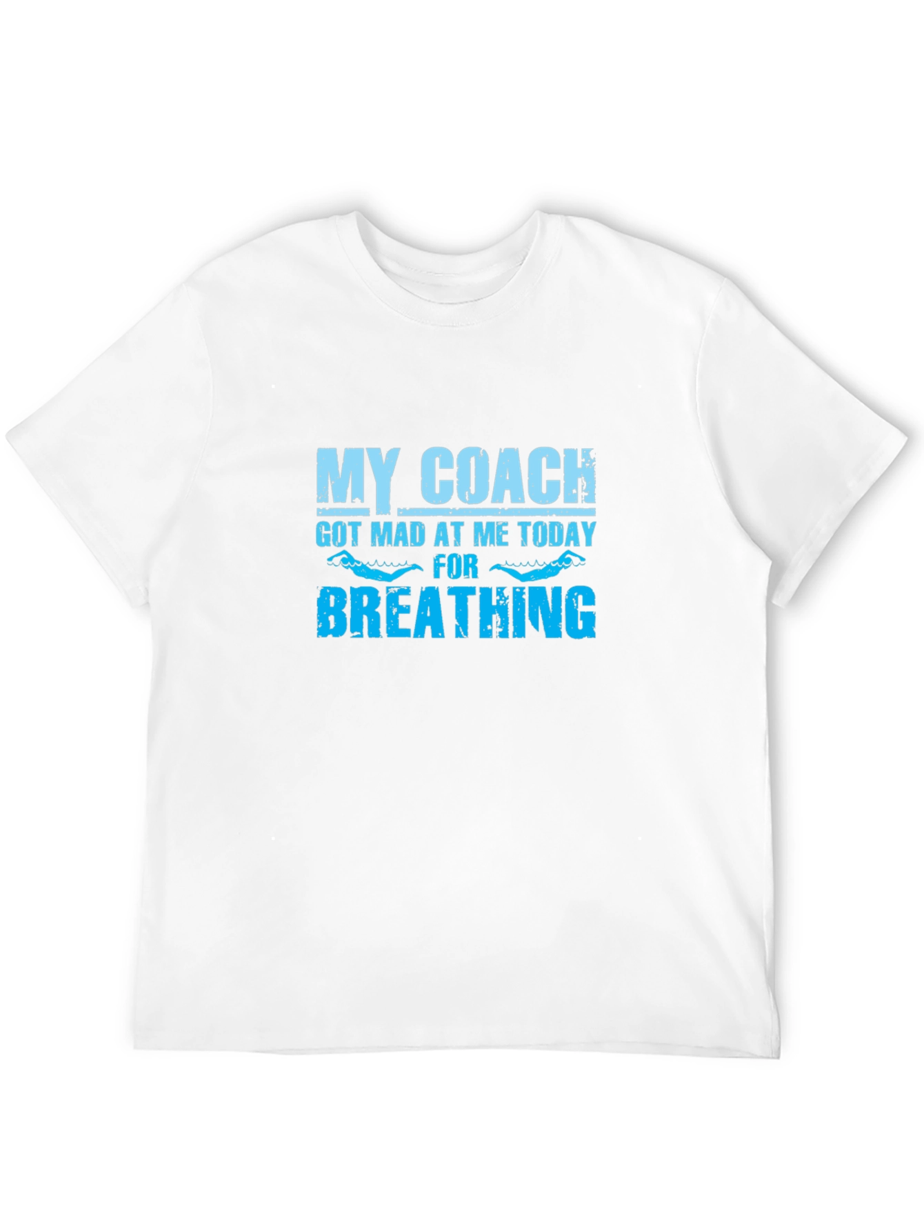 Black My Coach Got Mad T-Shirt - Swimmer Humor Tee view 12