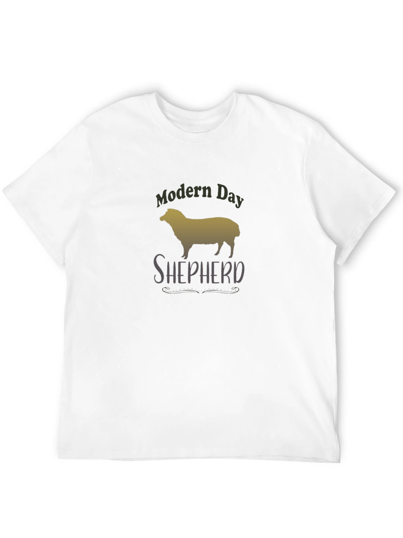 Black Modern Day Shepherd Graphic T-Shirt view 12