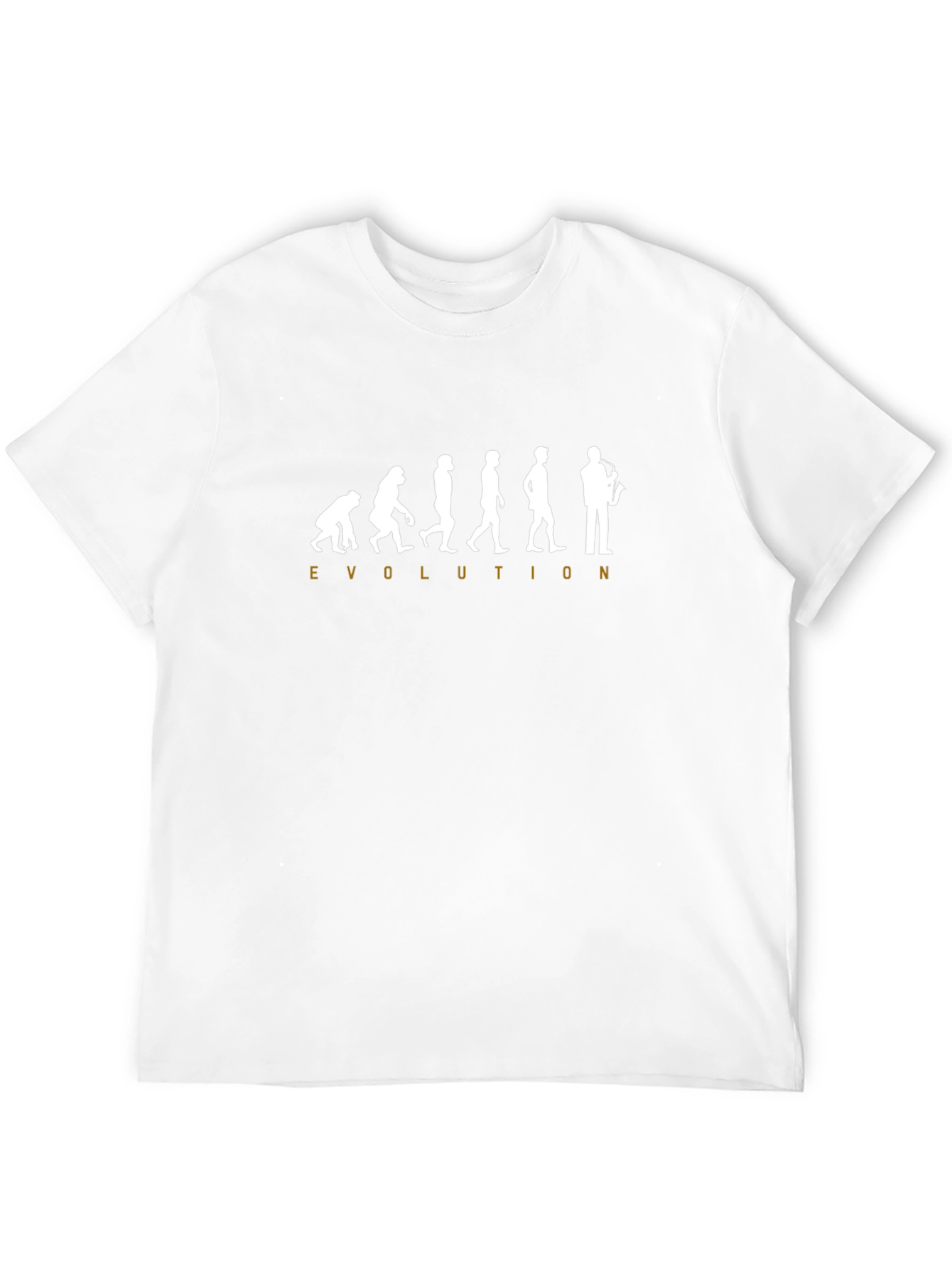Black Evolution of Saxophone Player T-Shirt view 12