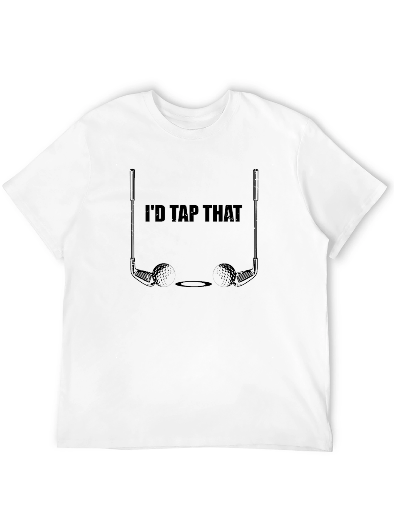 Black I'd Tap That Golf T-Shirt - Funny Golfer Tee view 12