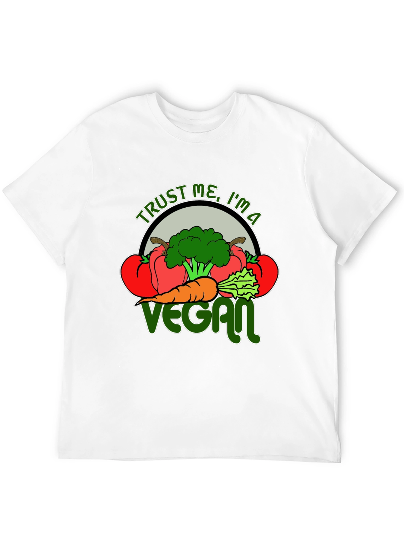Trust Me I'm A Vegan Graphic T-Shirt - 12