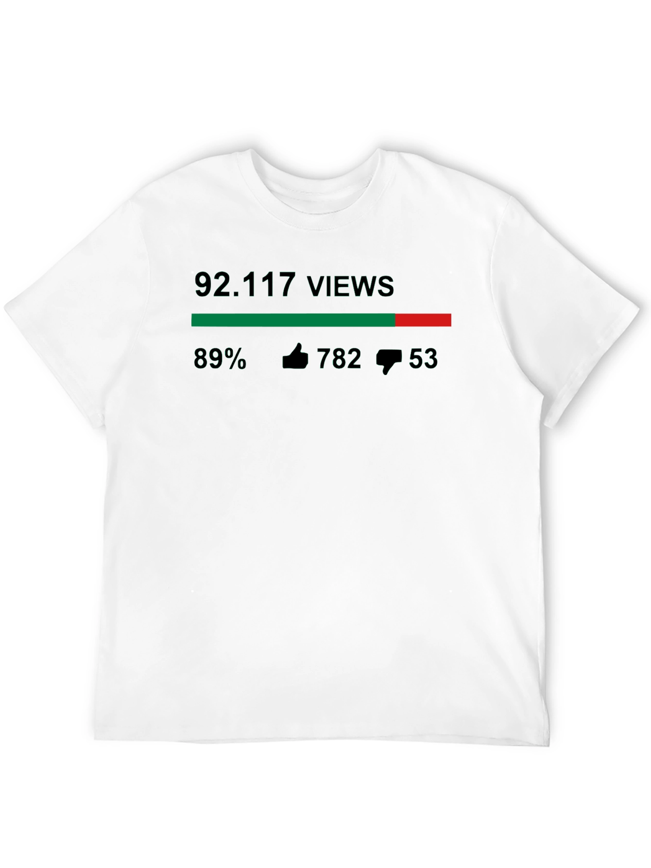 Black 92,117 Views Graphic T-Shirt view 12