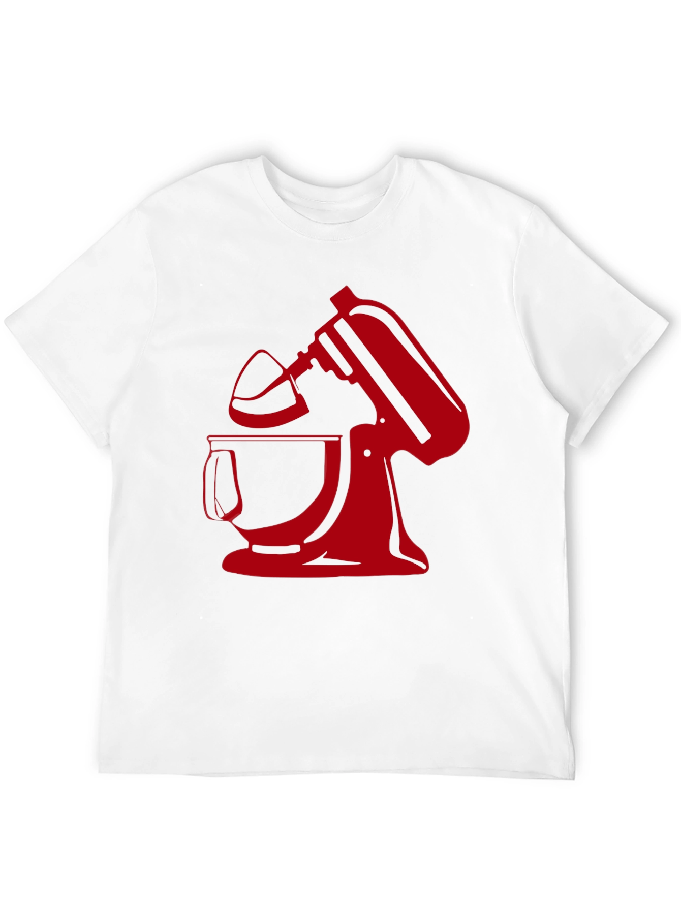 Black Red Mixer Graphic T-Shirt - Baking Enthusiast Apparel view 12