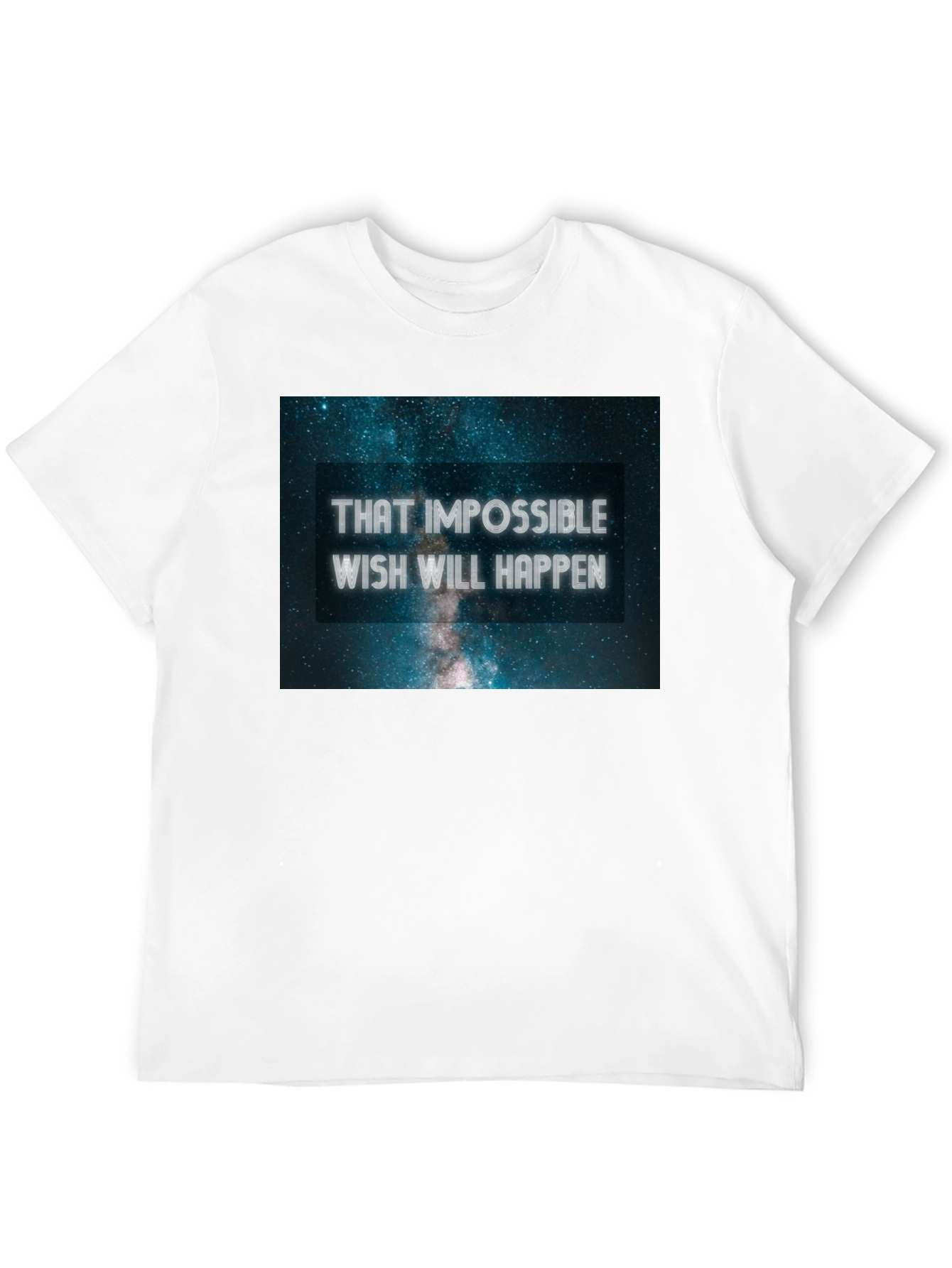 Black Impossible Wish Tee - Galaxy Dream view 12