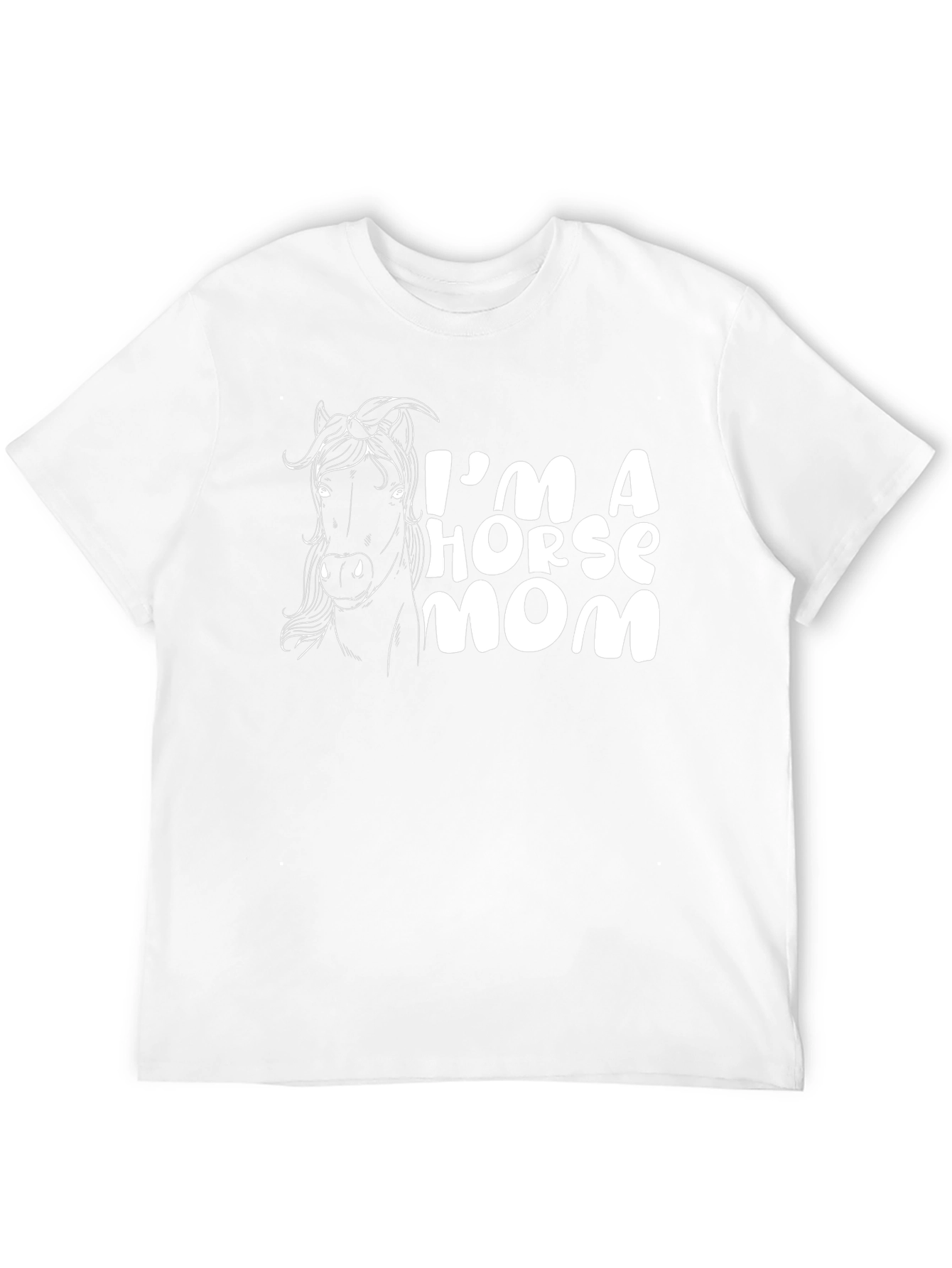 Black I'm A Horse Mom Graphic Tee view 12