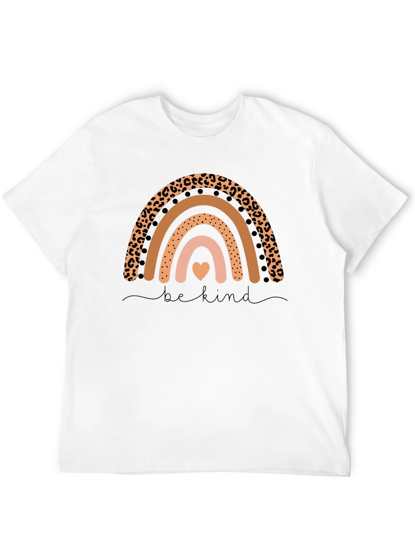 Black Be Kind Rainbow Graphic Tee - Stylish & Comfy view 12