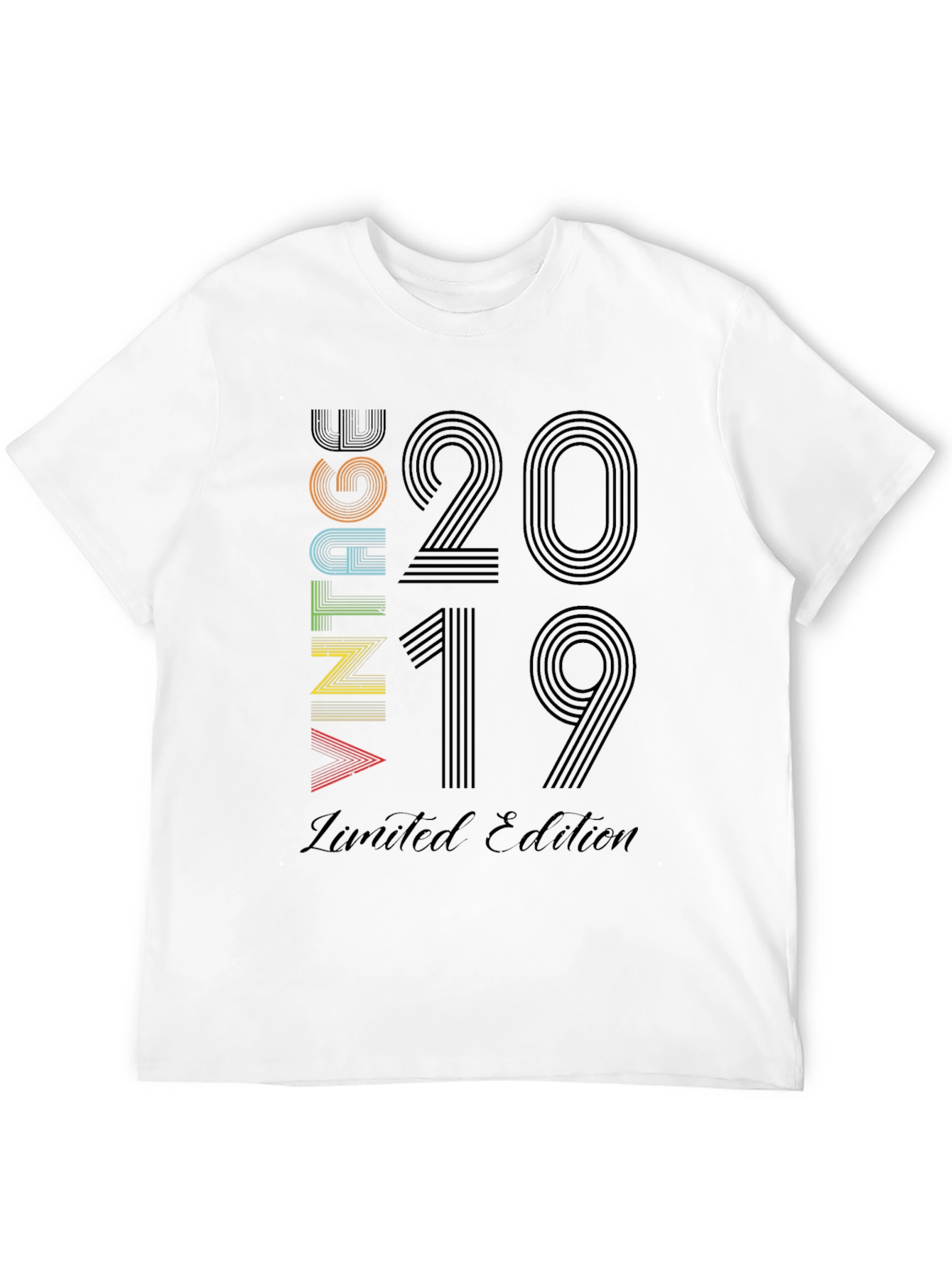 Black Vintage 2019 Limited Edition Black T-Shirt view 12