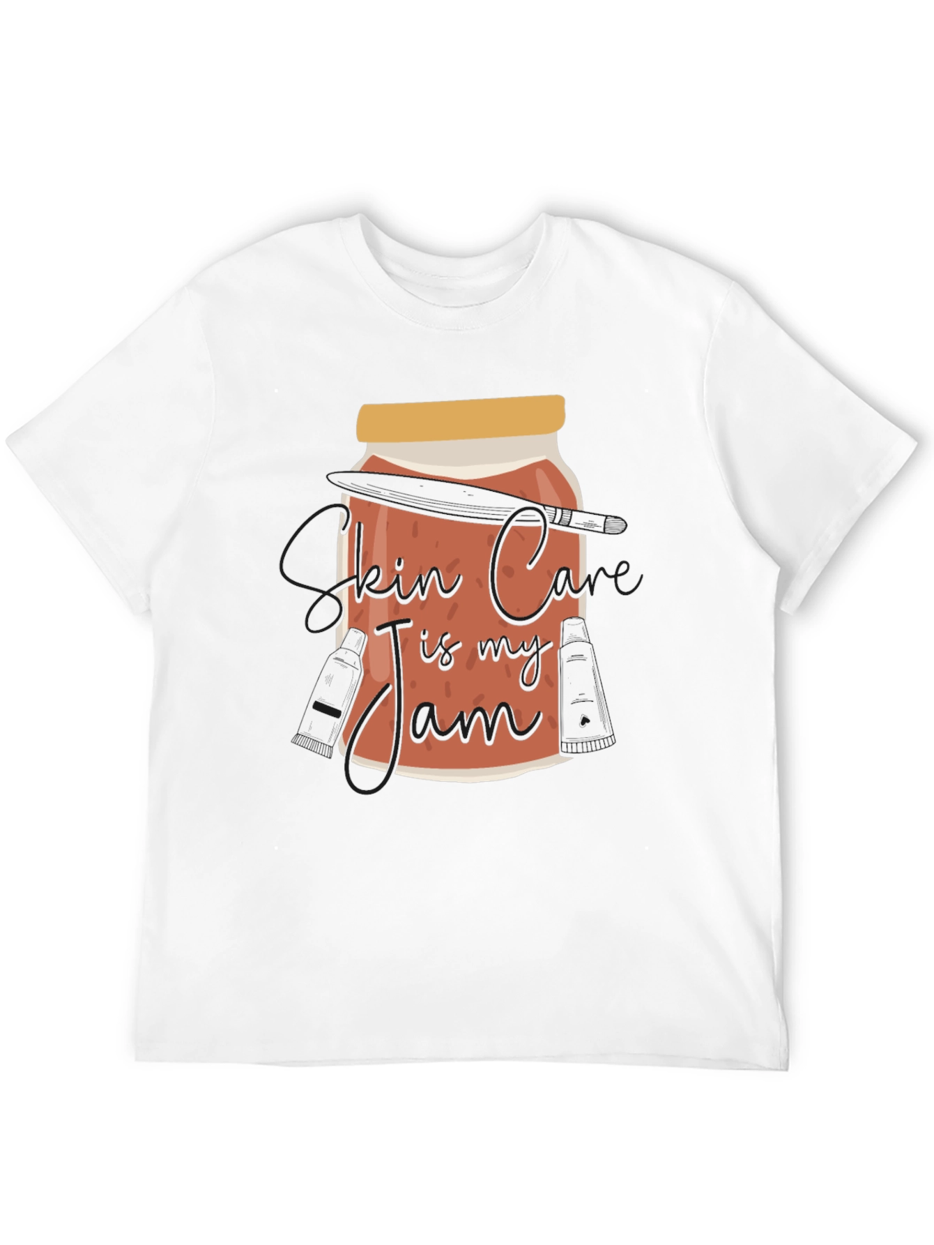 Black Skin Care Is My Jam Graphic Tee view 12