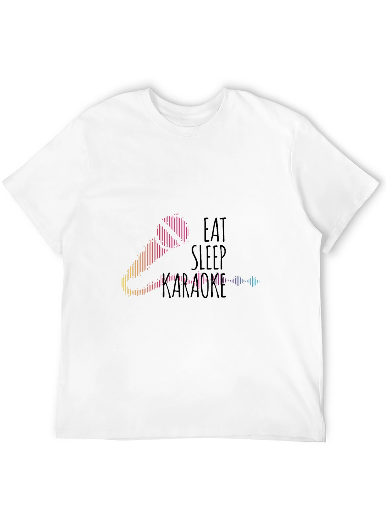 Black Eat Sleep Karaoke T-Shirt - Singer Life Tee view 12