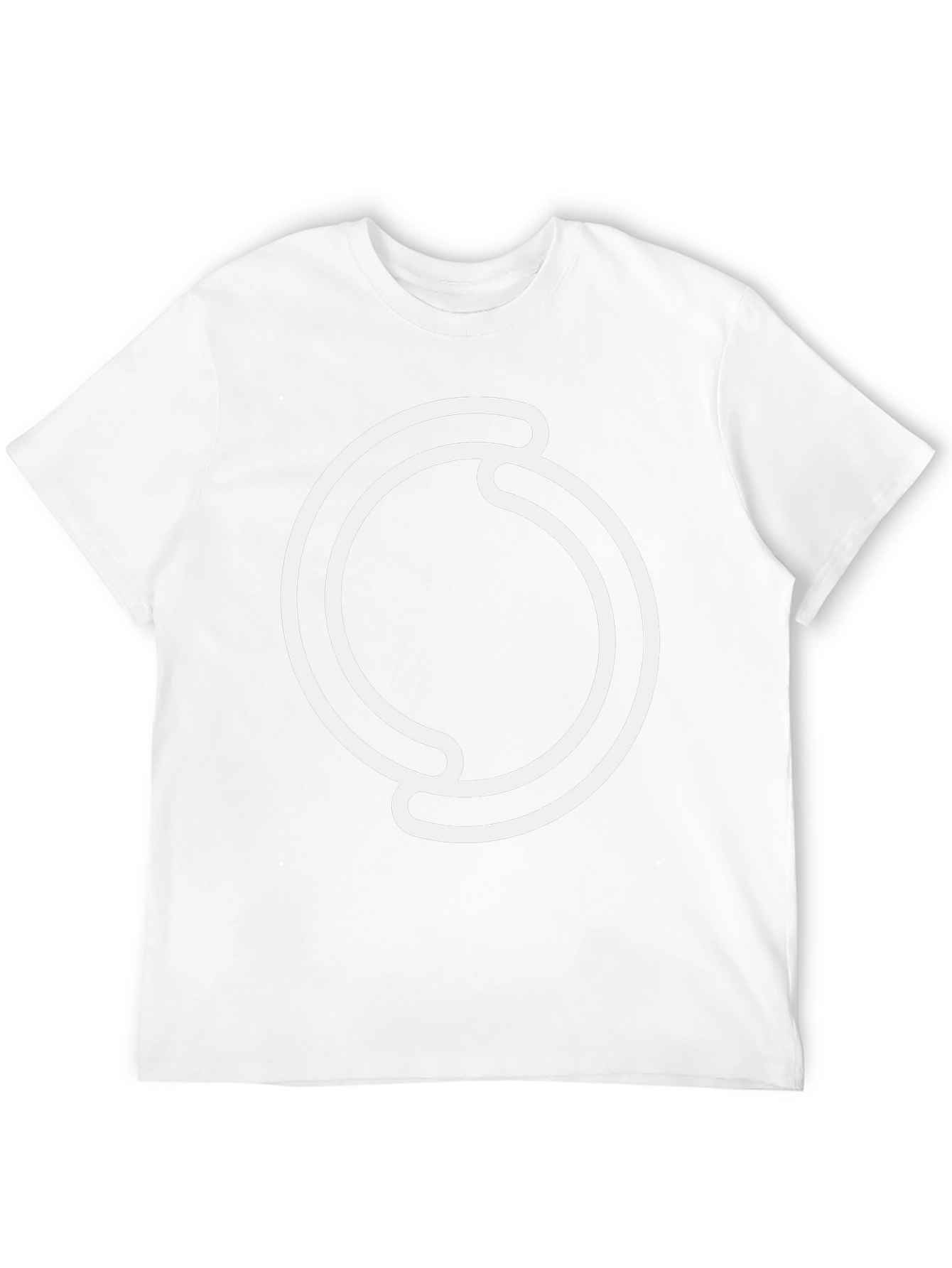 Modern Circle Graphic Tee - Minimalist Design - 12