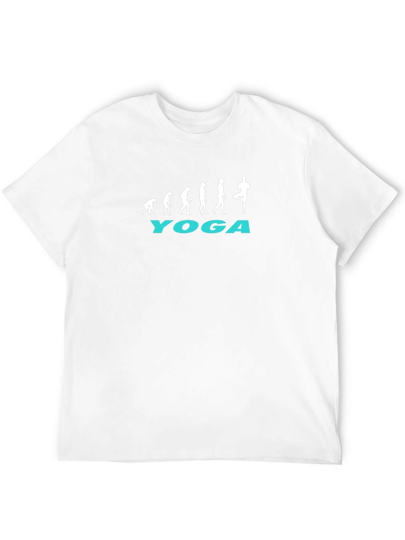 Black Yoga Evolution T-Shirt - Black Cotton Tee view 12