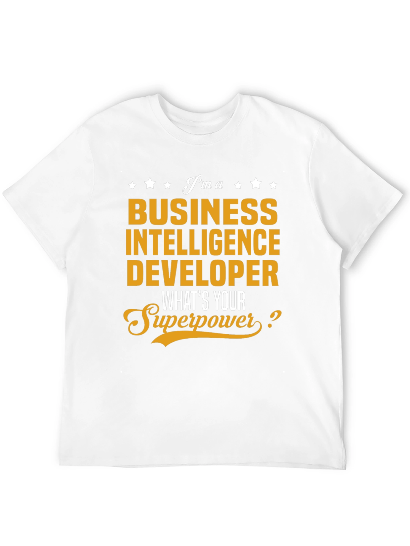 Black Business Intelligence Developer Superpower T-Shirt view 12