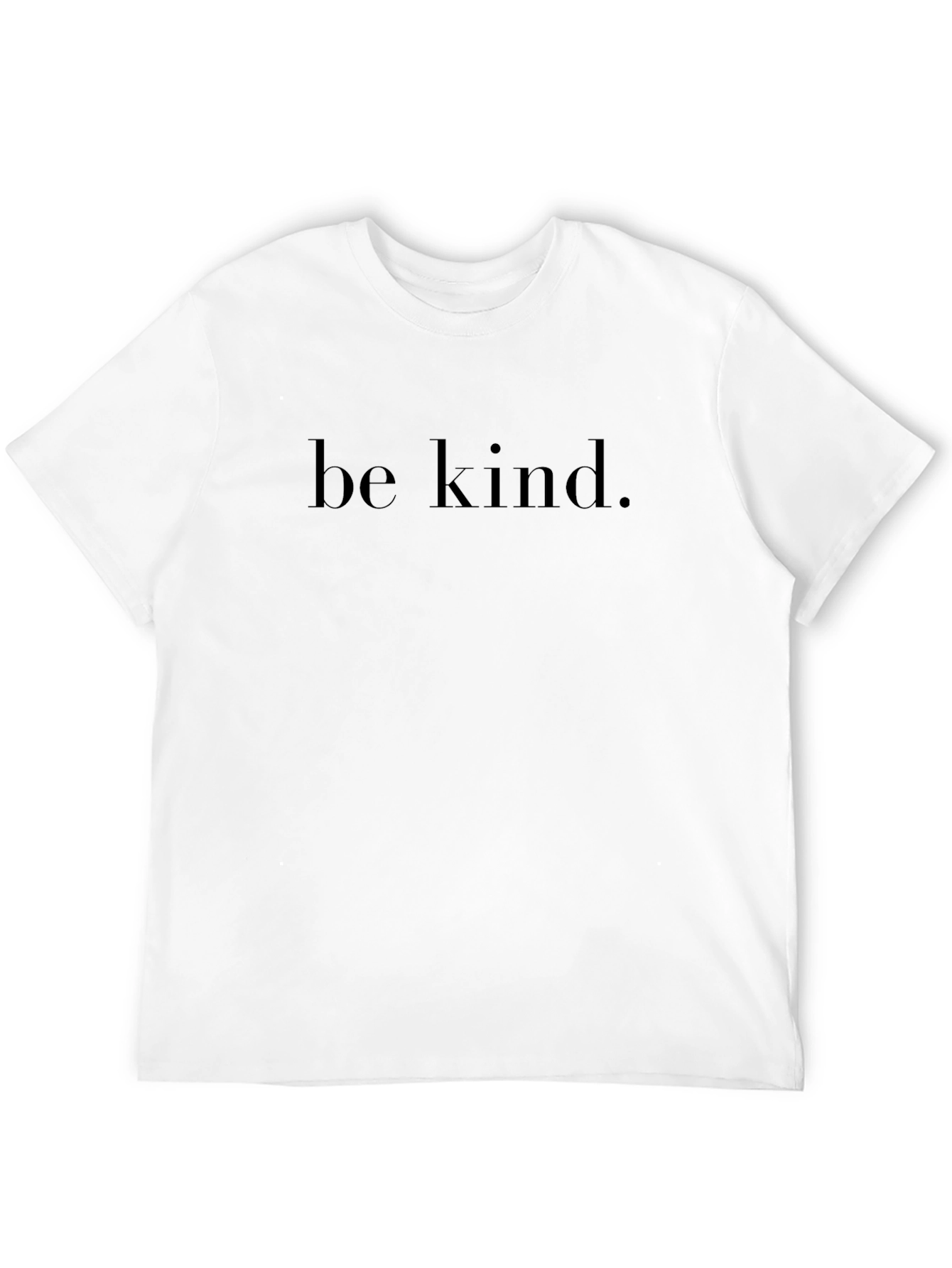 Black Be Kind Graphic Tee - Classic Crewneck T-Shirt view 12