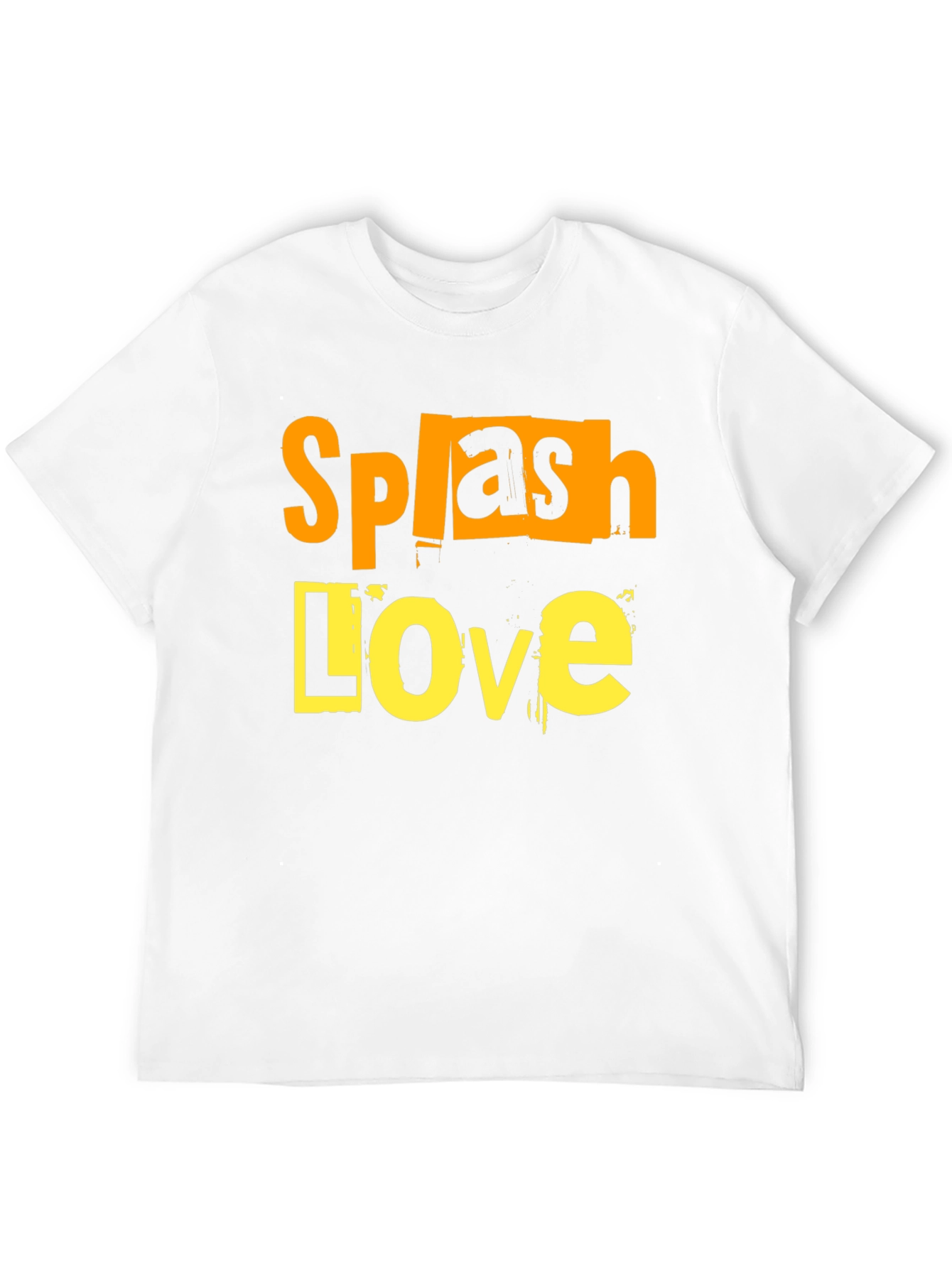 Black Splash Love Graphic Tee - Black Cotton Blend view 12
