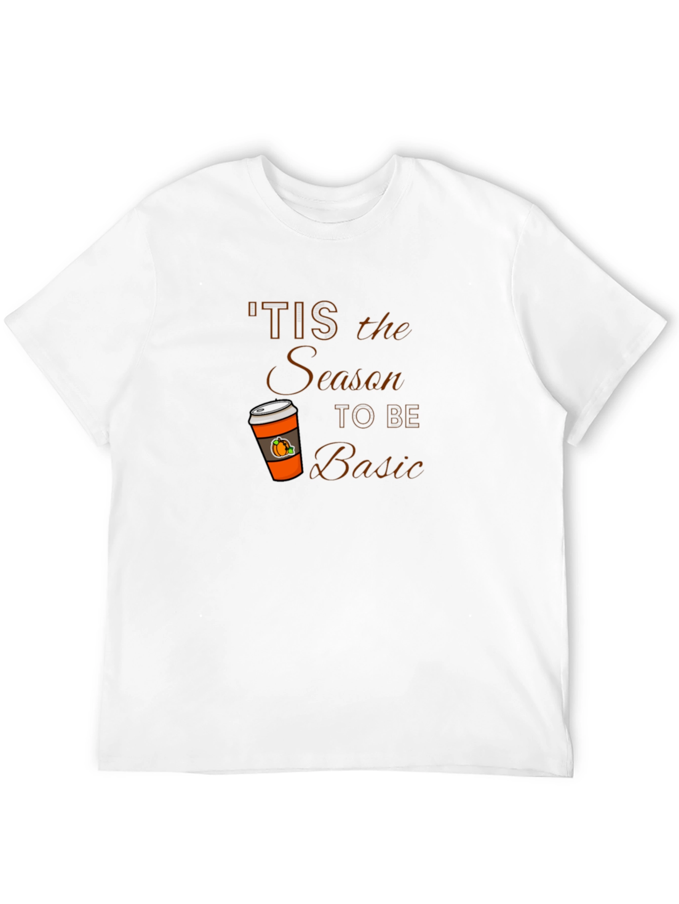 Black 'Tis the Season to be Basic' Black T-Shirt view 12