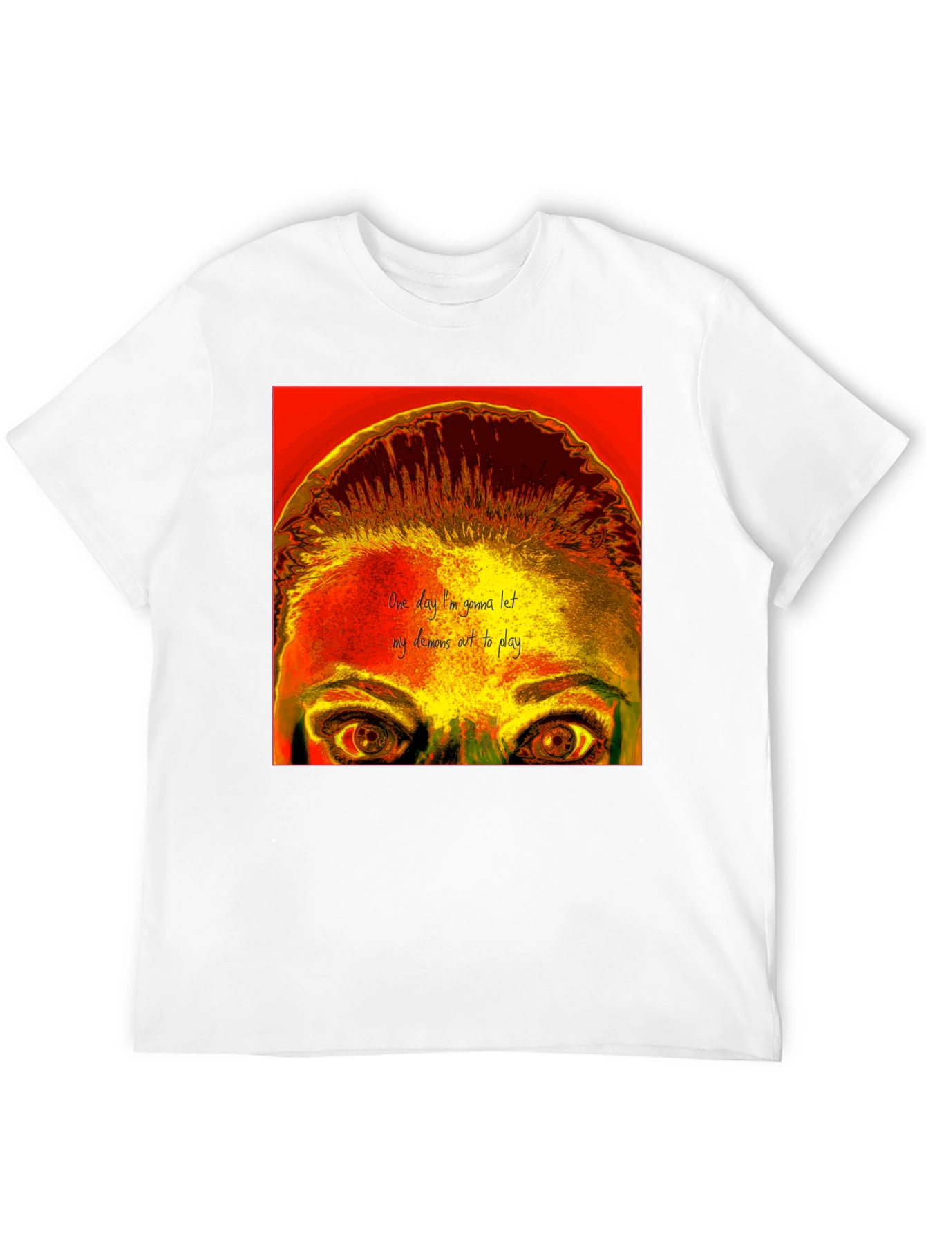 Black Demons Out To Play Graphic Tee view 12