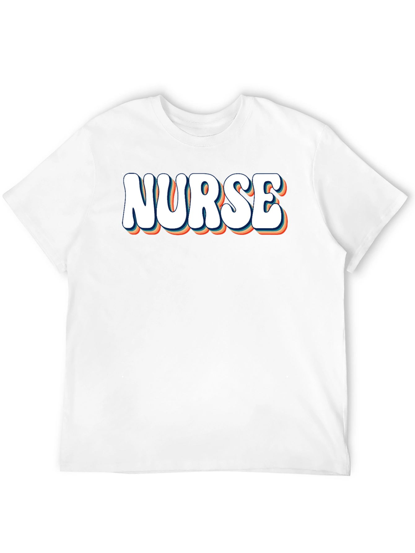 Black Retro Nurse T-Shirt - Comfortable Tee view 12