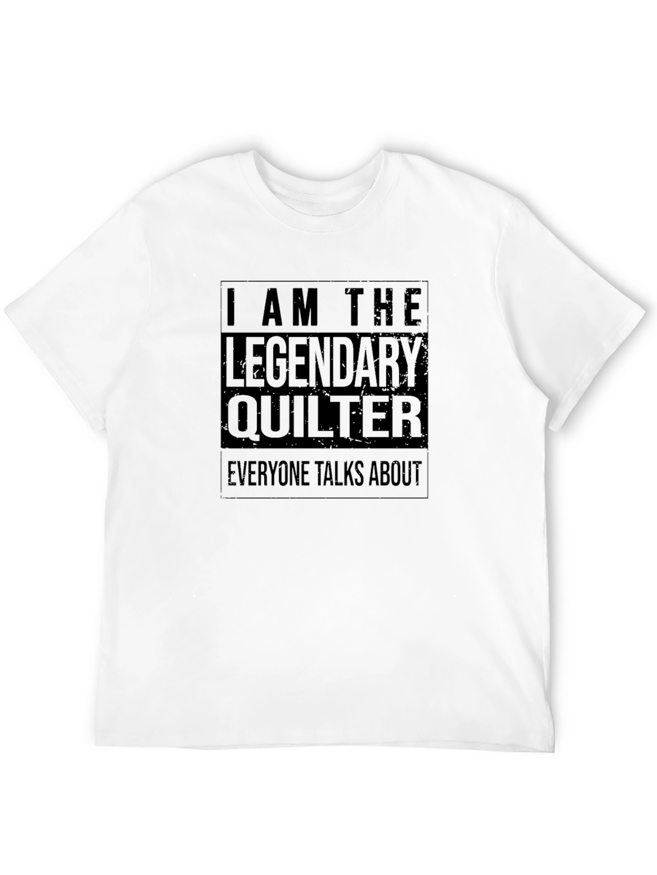Black Legendary Quilter T-Shirt - Funny Crafting Tee view 12
