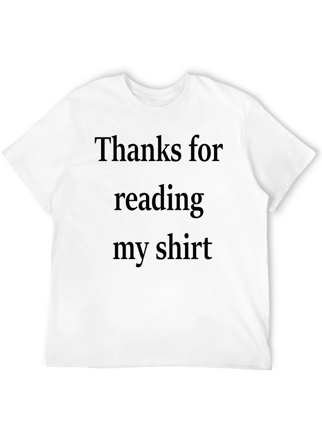 Black Thanks For Reading My Shirt - Novelty T-Shirt view 12