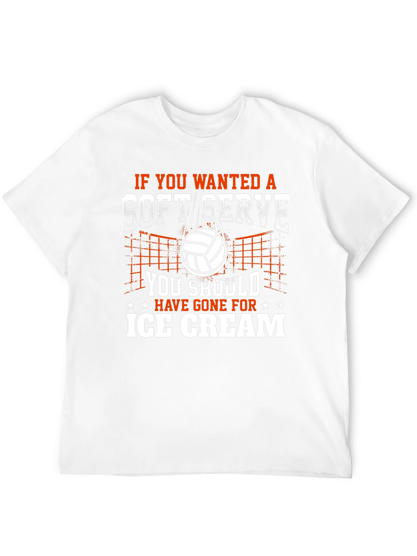 Black Soft Serve Volleyball Graphic T-Shirt view 12