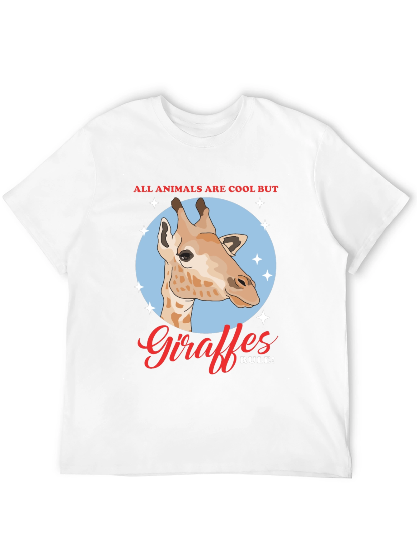 Black Giraffe Rule! Men's Graphic T-Shirt view 12