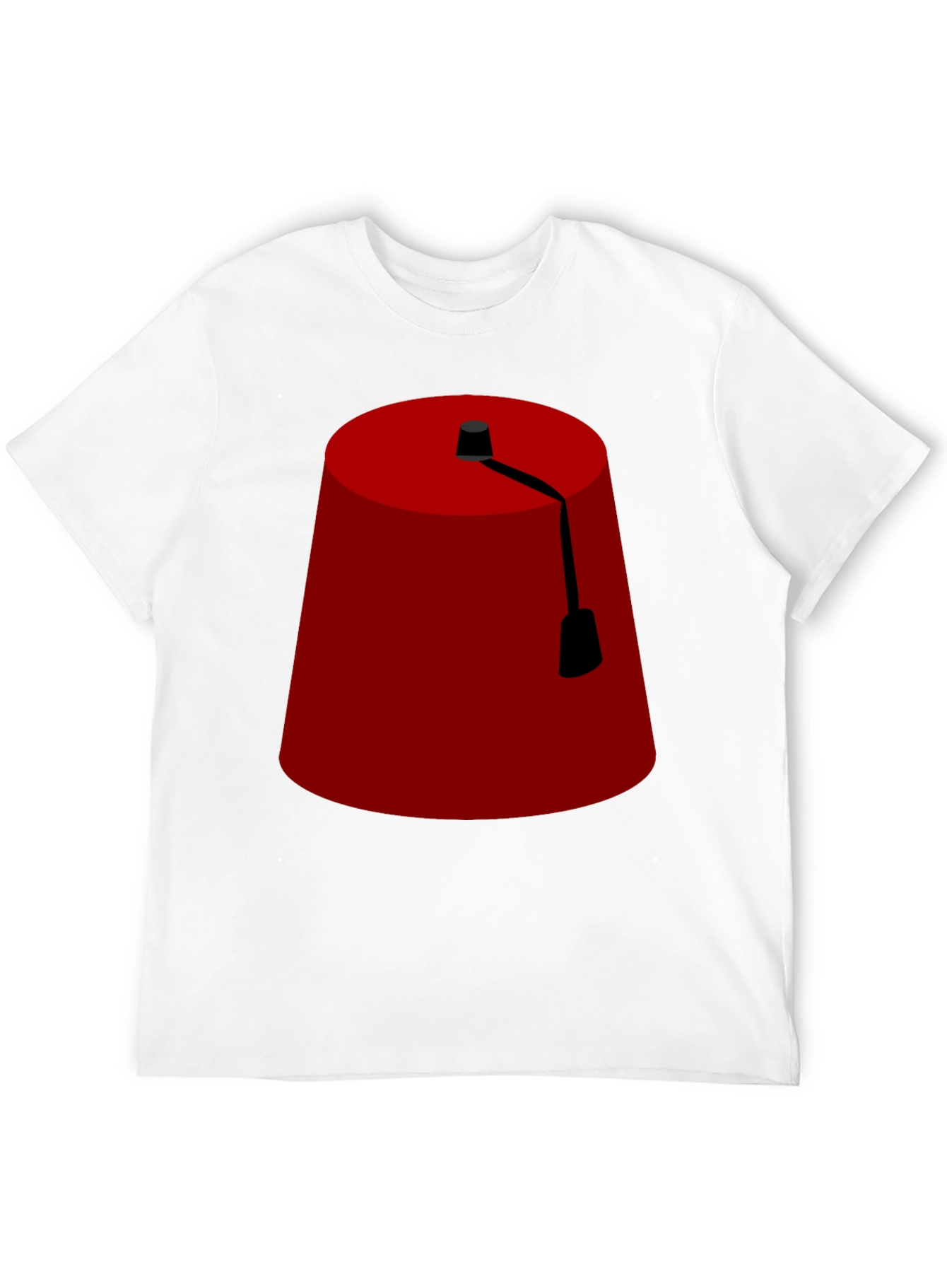 Black Fun Fez T-Shirt - Novelty Hat Graphic Tee view 12