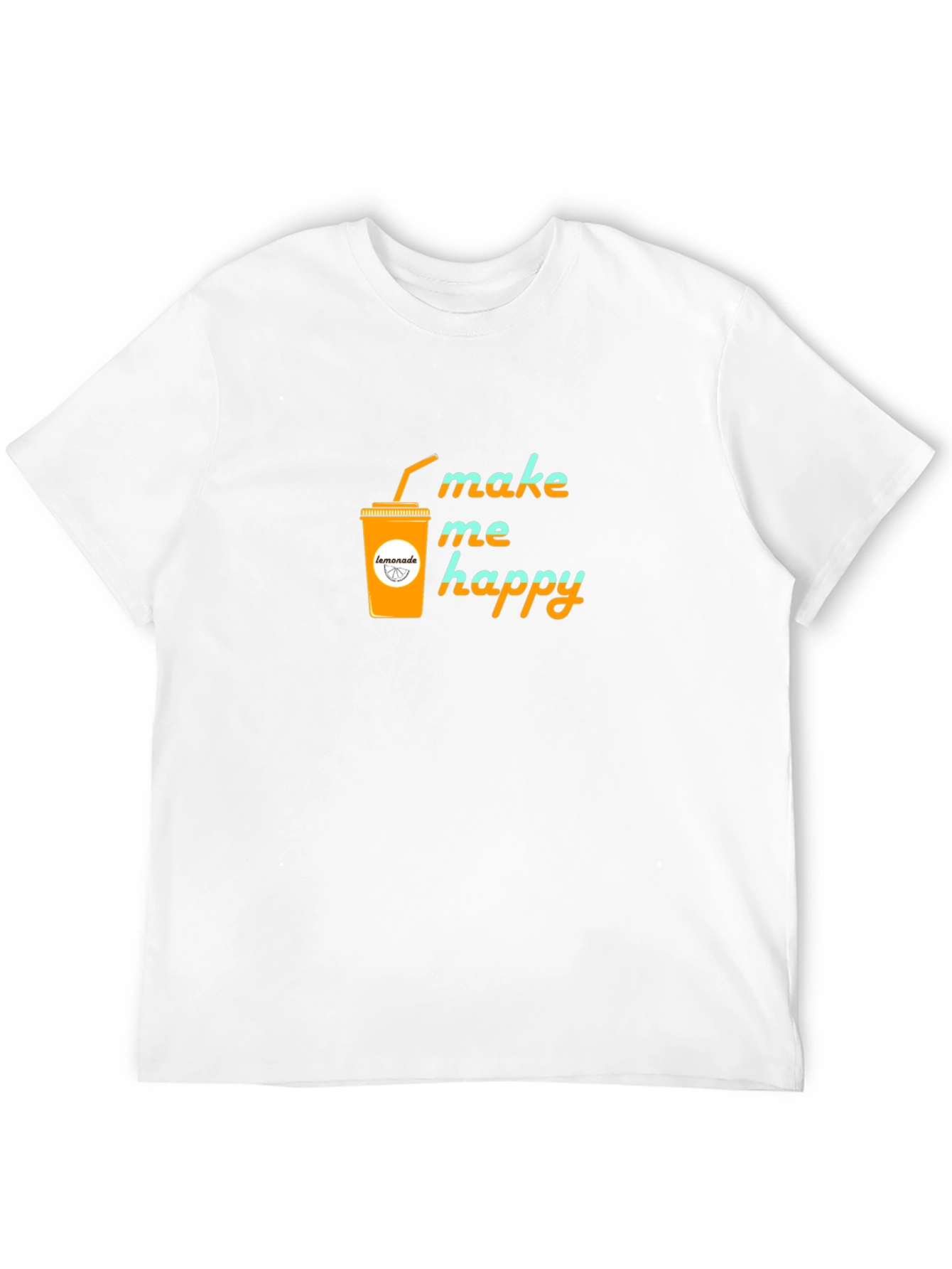 Black Make Me Happy Lemonade Graphic Tee - Black T-Shirt view 12