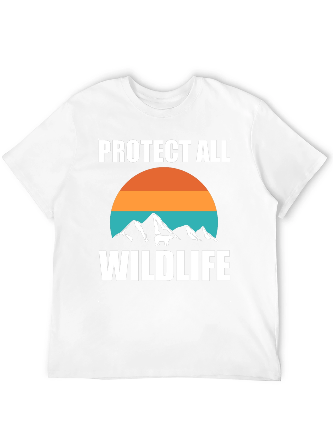 Black Protect All Wildlife Graphic T-Shirt view 12