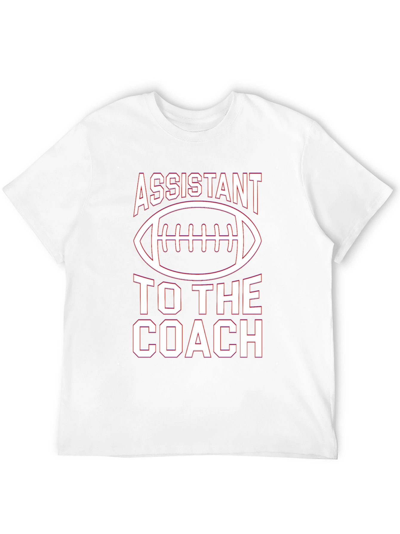 Black Assistant to the Coach Football Graphic Tee view 12