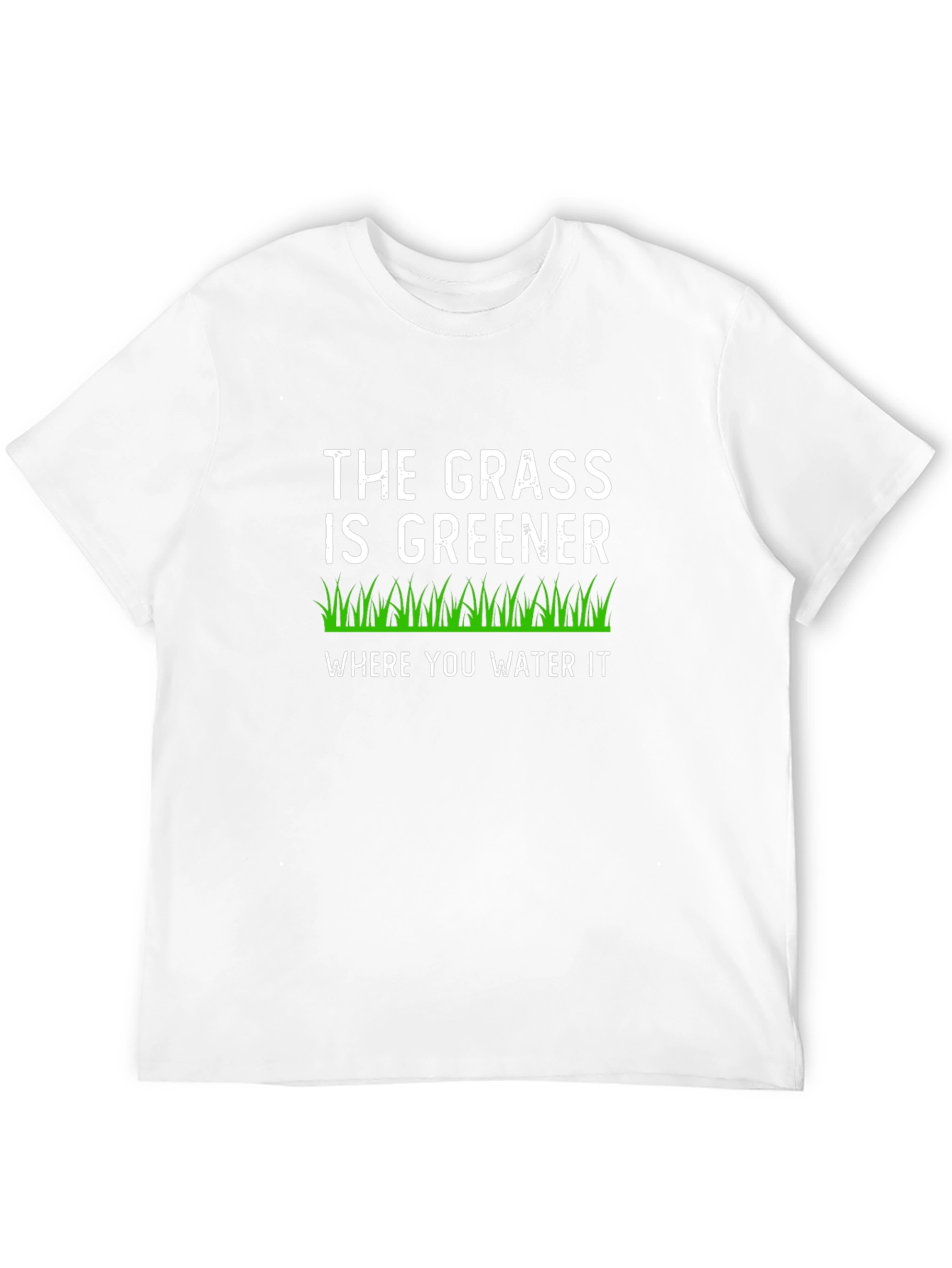 Black The Grass is Greener T-Shirt view 12