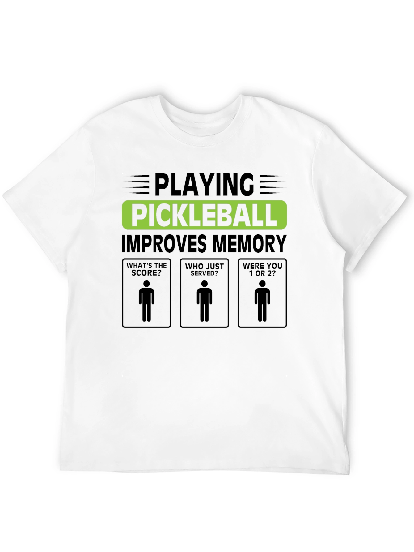 Pickleball Memory T-Shirt - Funny Pickleball Tee - 12