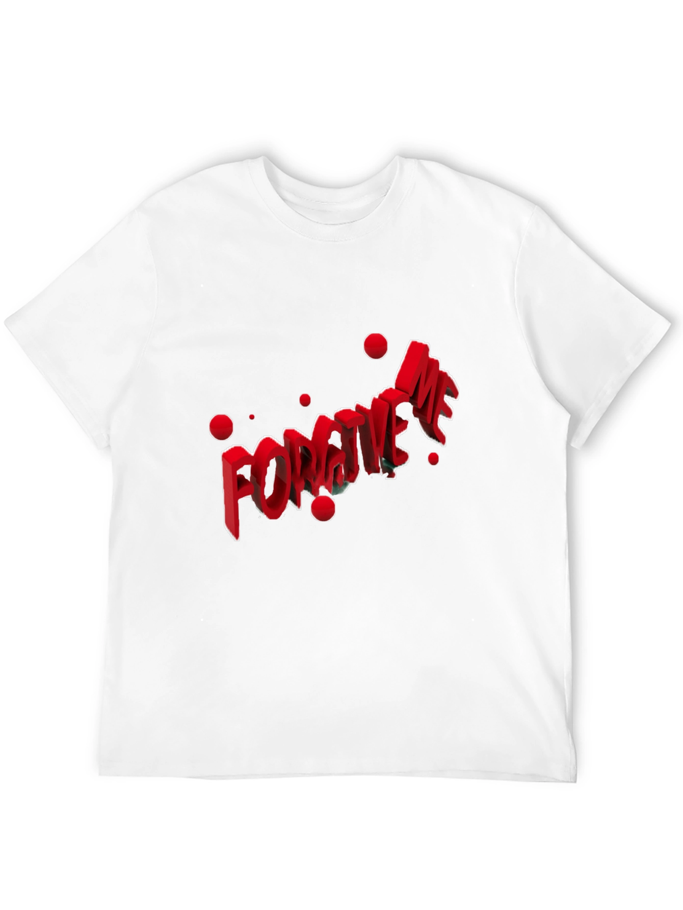 Black Forgive Me Graphic Tee - Black view 12