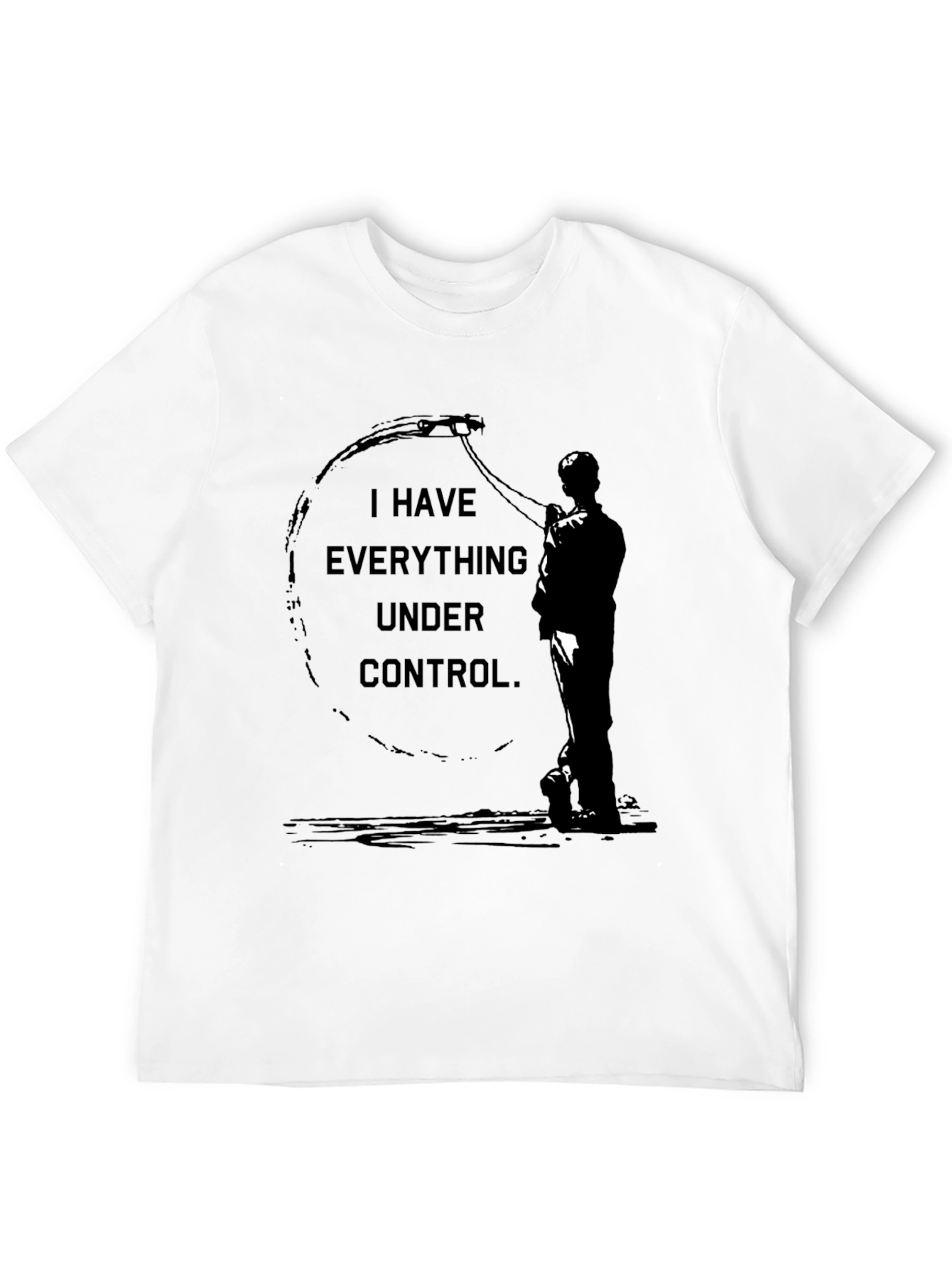 Black Control Graphic T-Shirt view 12