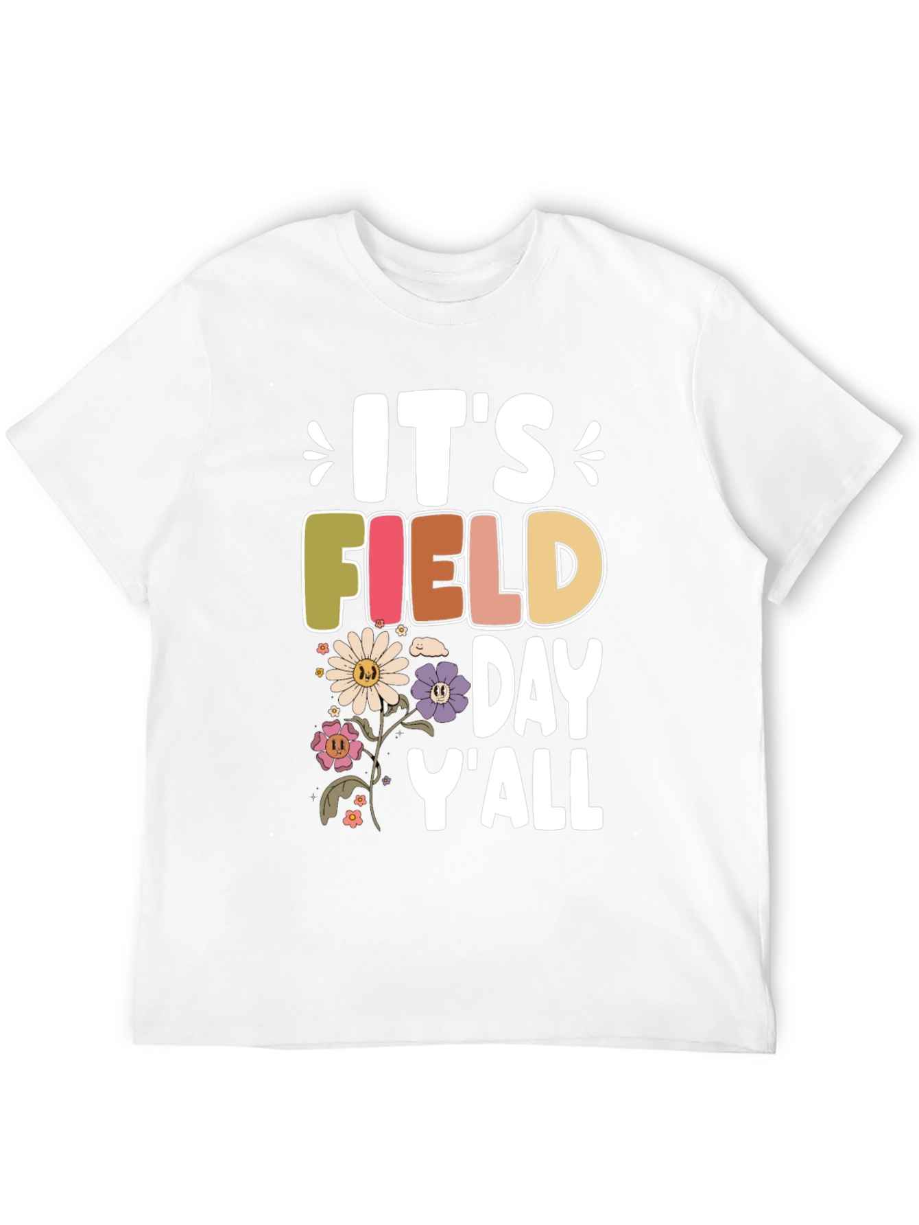 Black It's Field Day Y'all T-Shirt view 12
